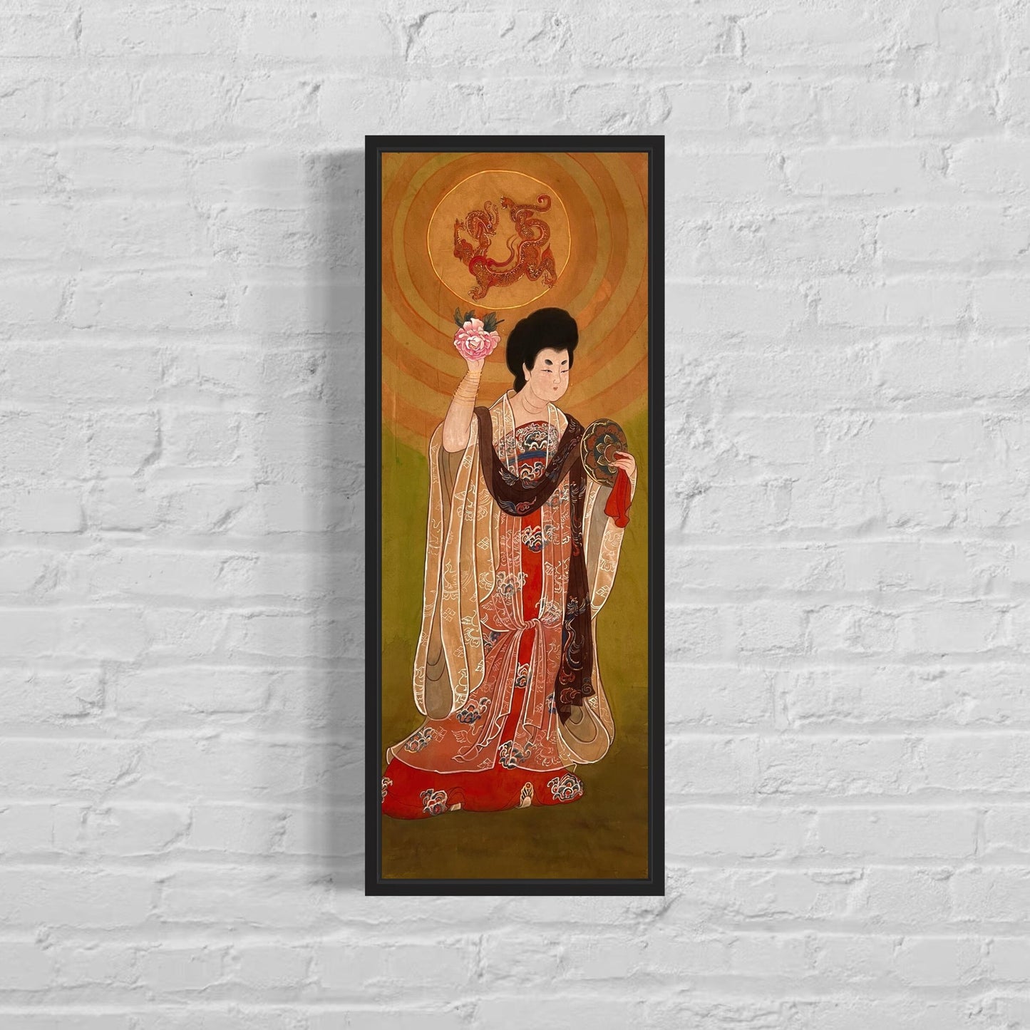 Chinese Empress Canvas Print | 10 x 30 inches | framed and unframed