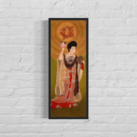 Chinese Empress Canvas Print | 10 x 30 inches | framed and unframed