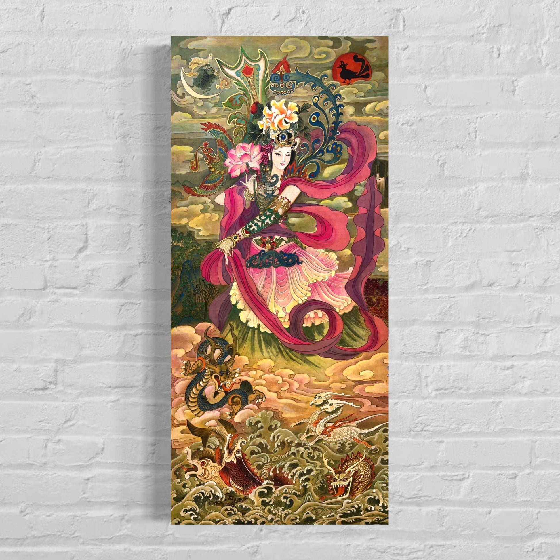 Chinese Empress Canvas Print | 20 x 40 inches | framed and unframed