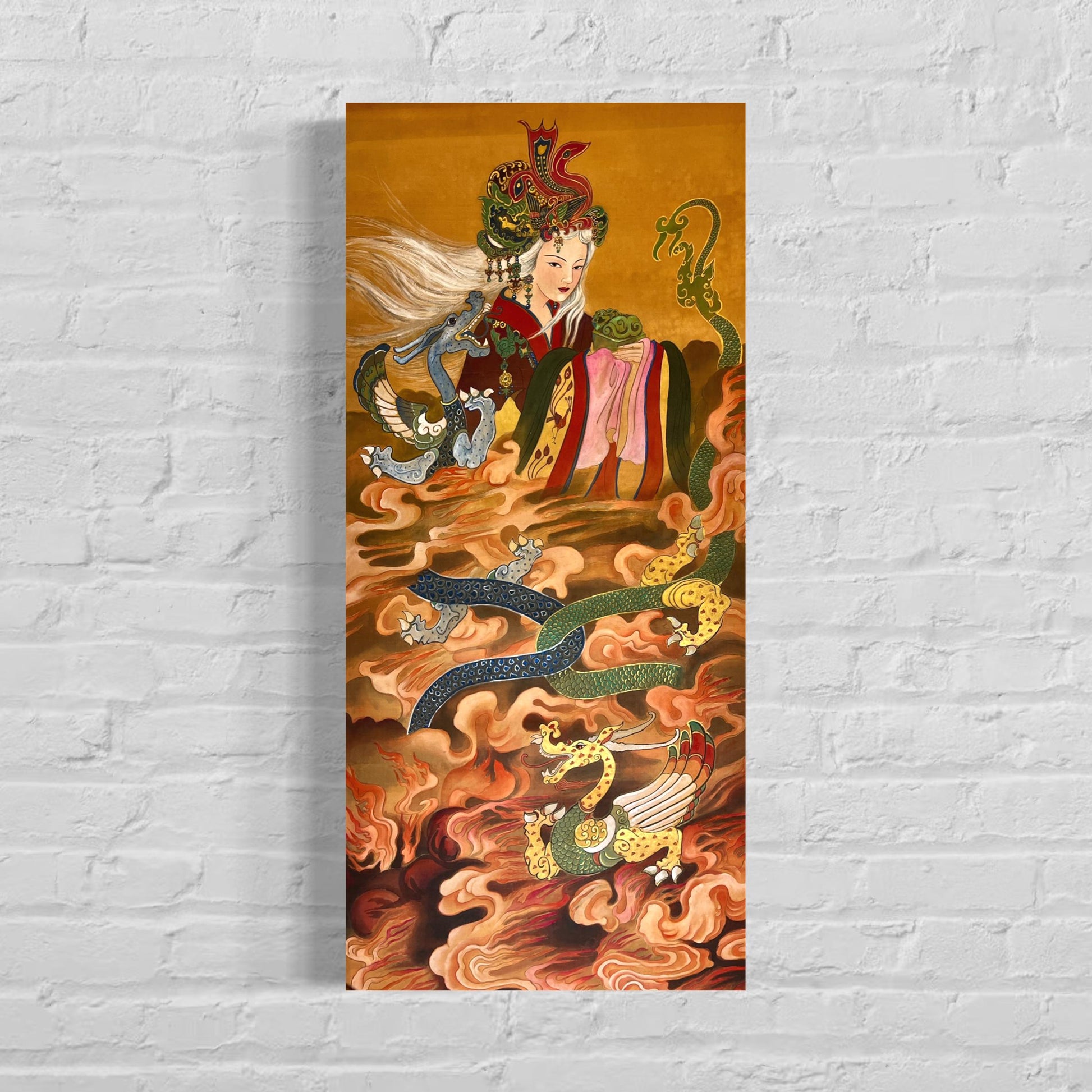 Chinese Empress Canvas Print | 20 x 40 inches | framed and unframed