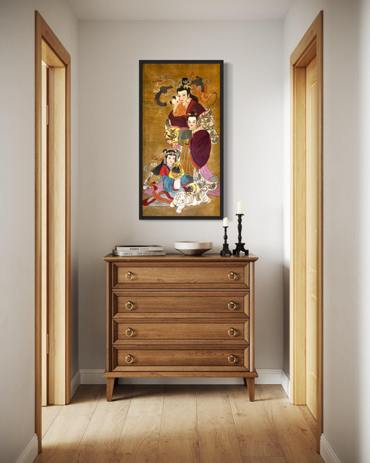 Chinese Empress Canvas Print | 20 x 40 inches | framed and unframed