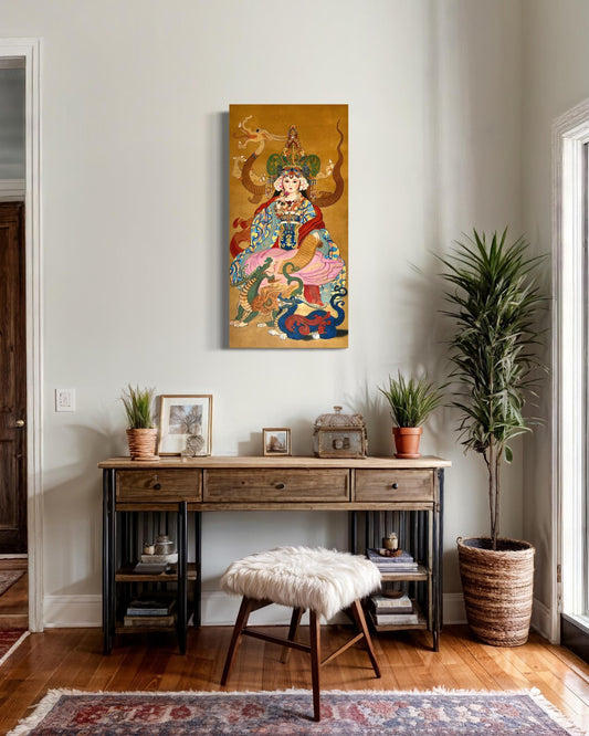 Chinese Empress (Shang Guan) Canvas Print | 20 x 40 inches | framed and unframed