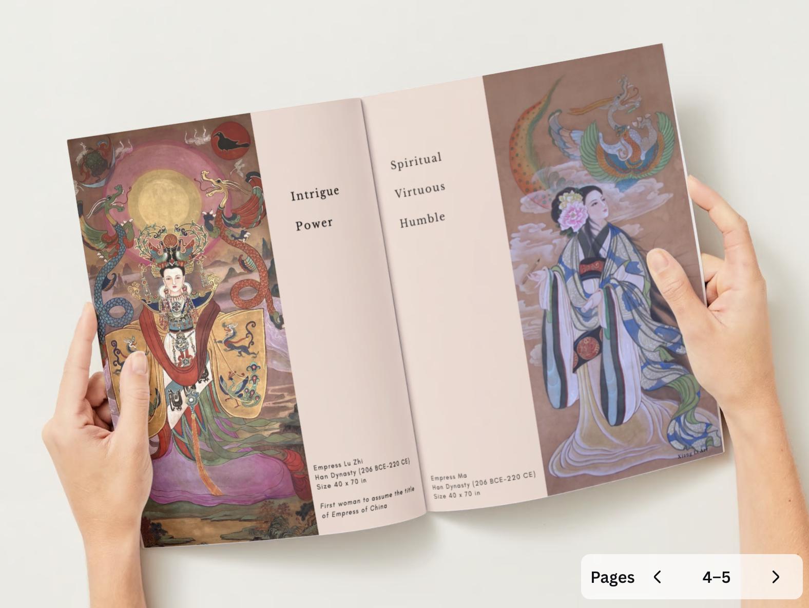 Xiang Li Art: Chinese Empresses Lookbook – Stunning Watercolor Prints, Perfect Lunar New Year Gift