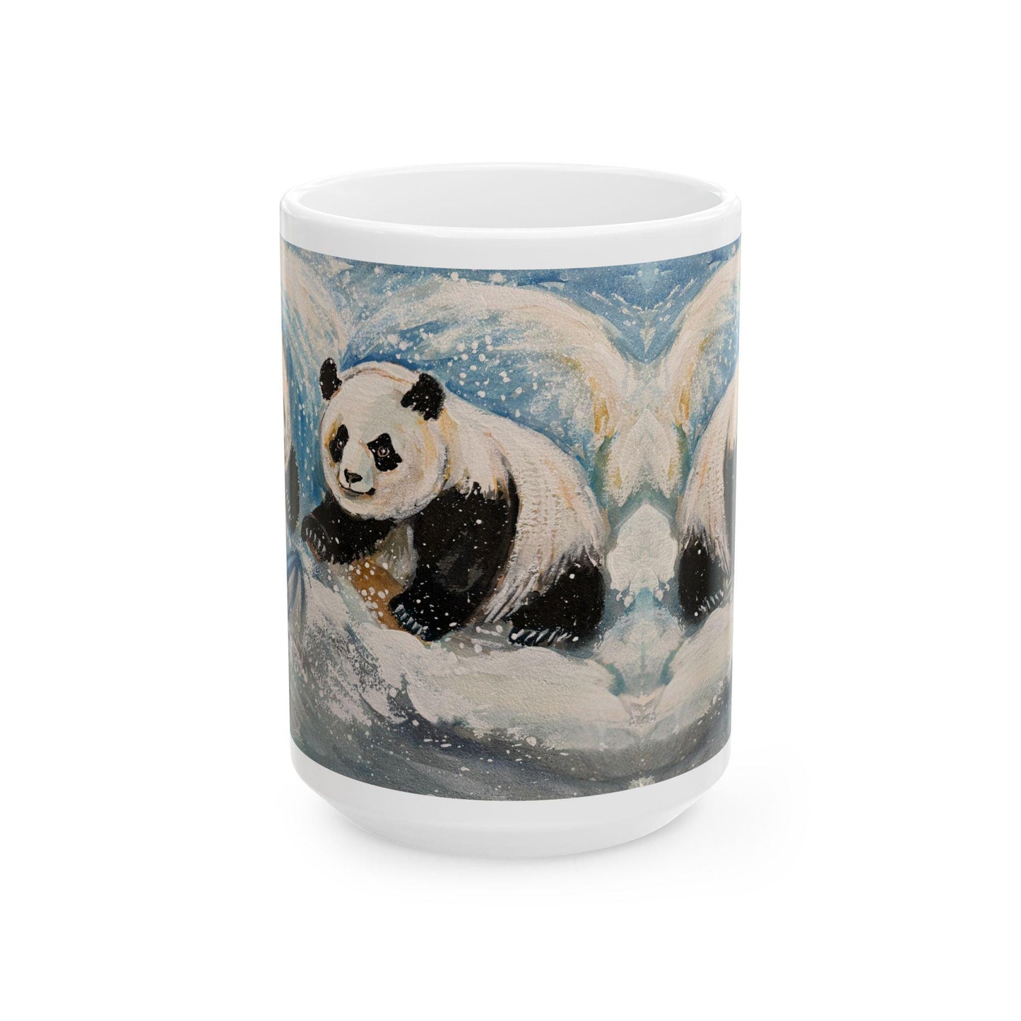 Cozy Panda Ceramic Mug - Perfect for Tea Lovers, Winter Gifts, Animal Collection, Coffee Lovers, Cute Kitchen Decor
