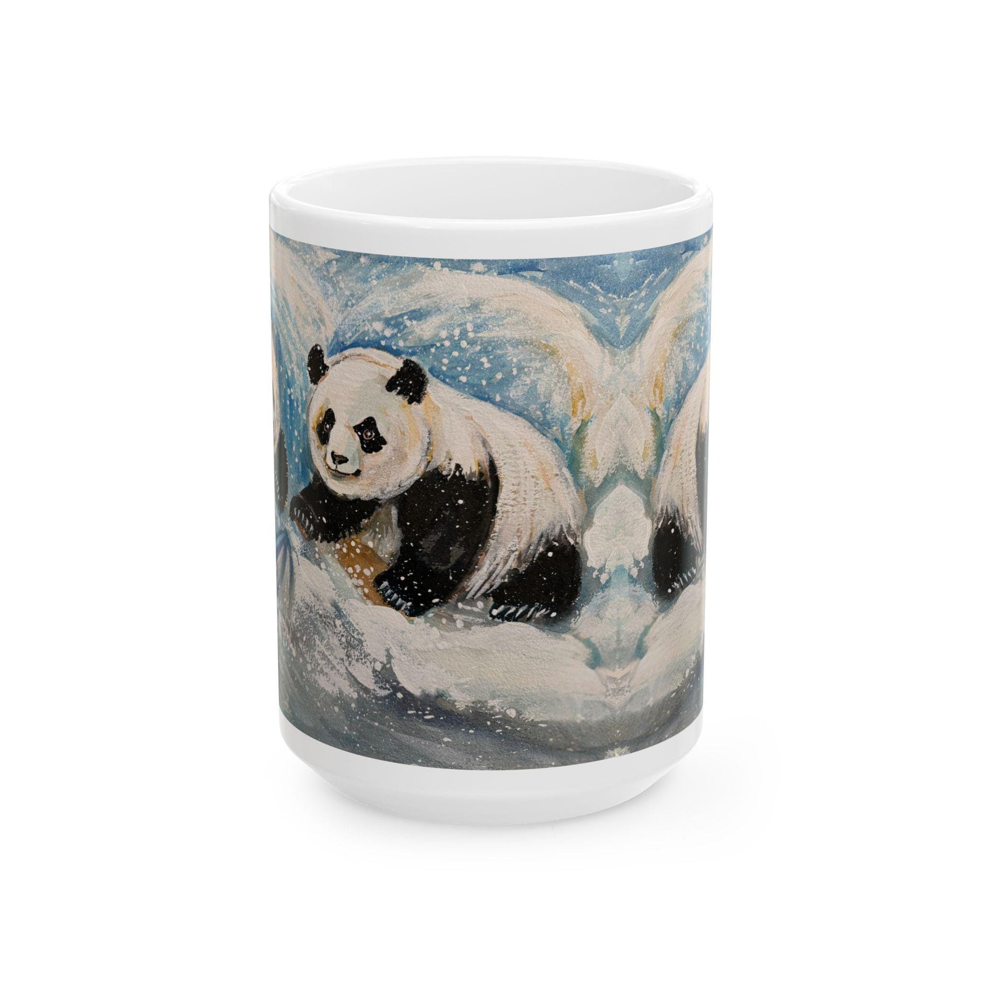 Cozy Panda Ceramic Mug - Perfect for Tea Lovers, Winter Gifts, Animal Collection, Coffee Lovers, Cute Kitchen Decor