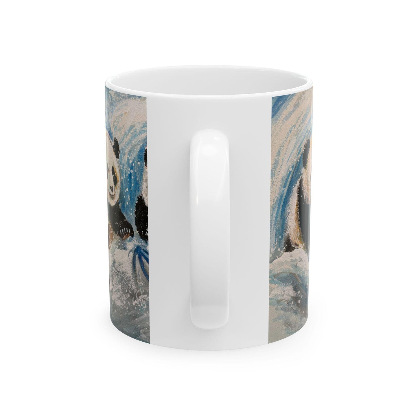 Cozy Panda Ceramic Mug - Perfect for Tea Lovers, Winter Gifts, Animal Collection, Coffee Lovers, Cute Kitchen Decor