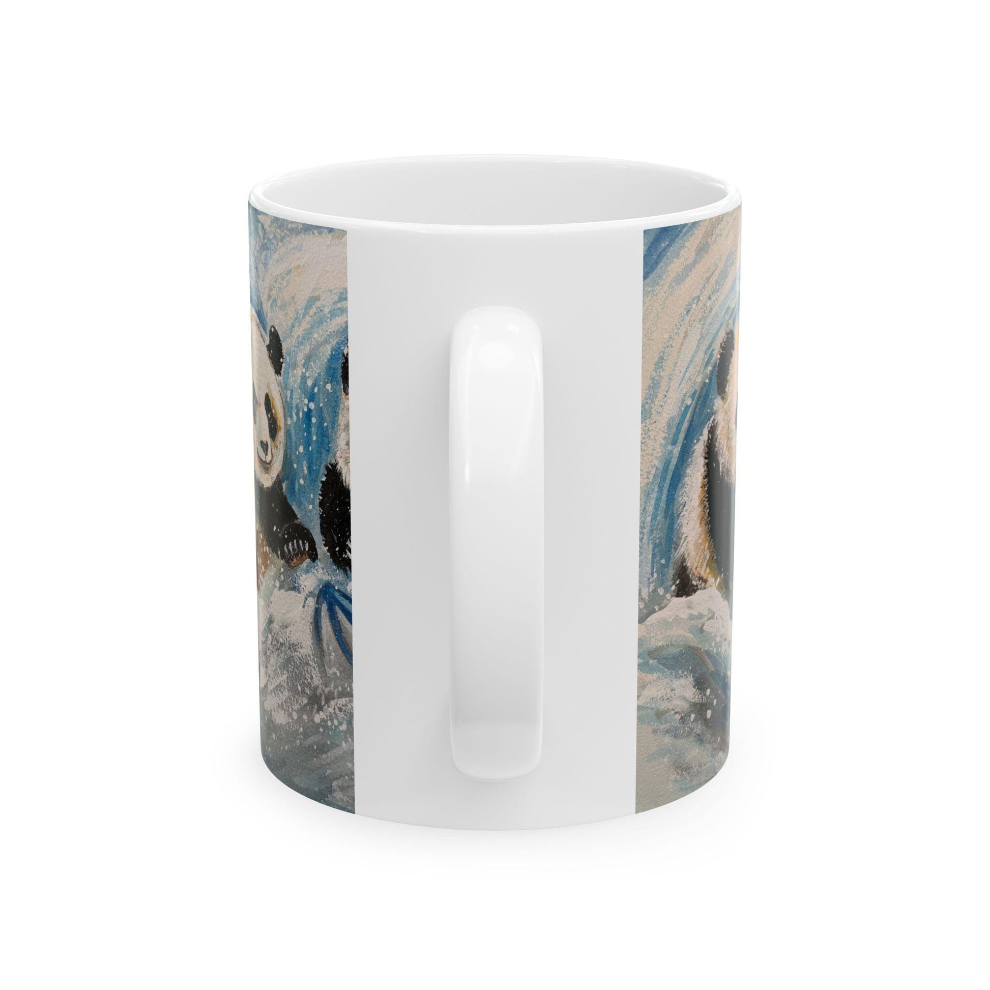 Cozy Panda Ceramic Mug - Perfect for Tea Lovers, Winter Gifts, Animal Collection, Coffee Lovers, Cute Kitchen Decor