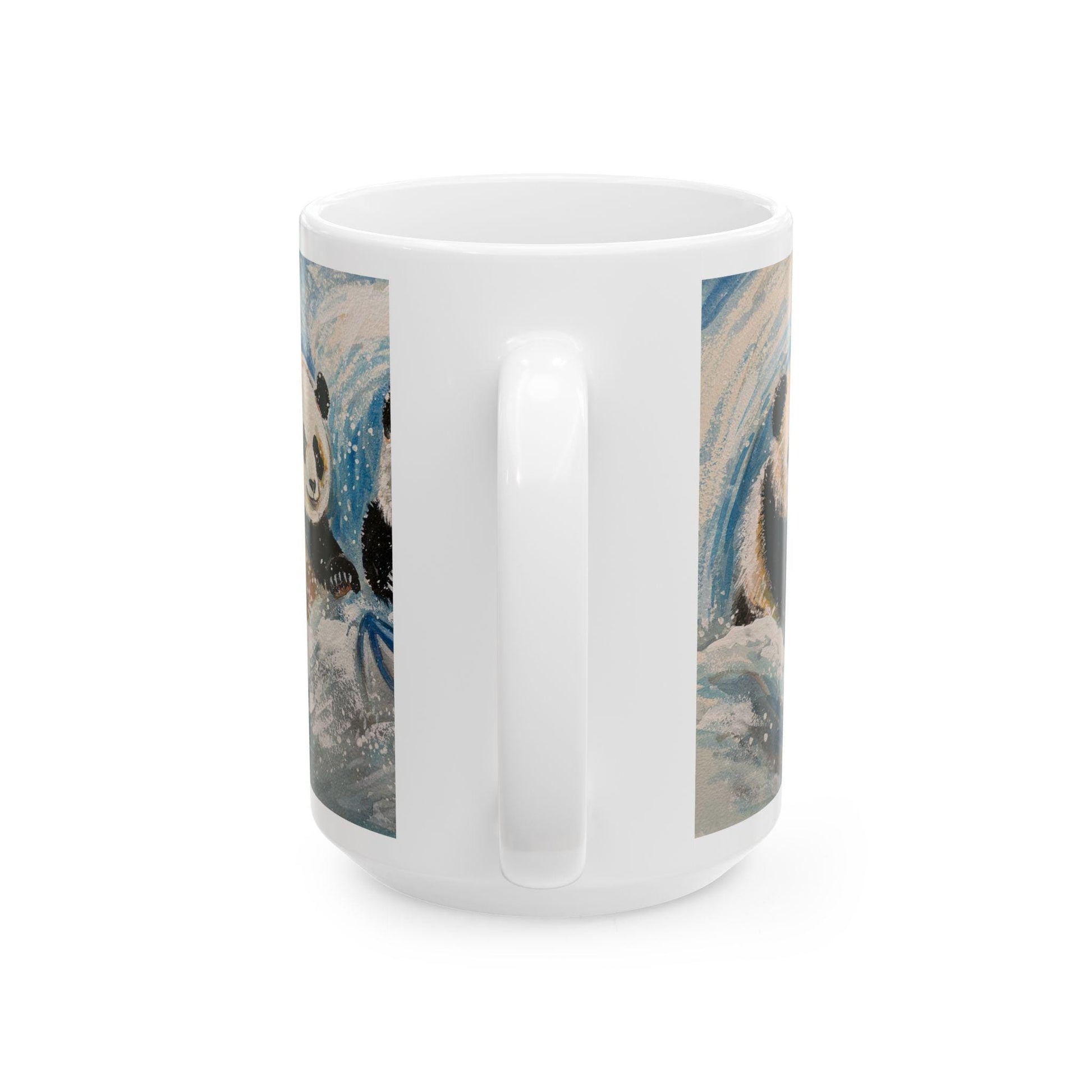 Cozy Panda Ceramic Mug - Perfect for Tea Lovers, Winter Gifts, Animal Collection, Coffee Lovers, Cute Kitchen Decor