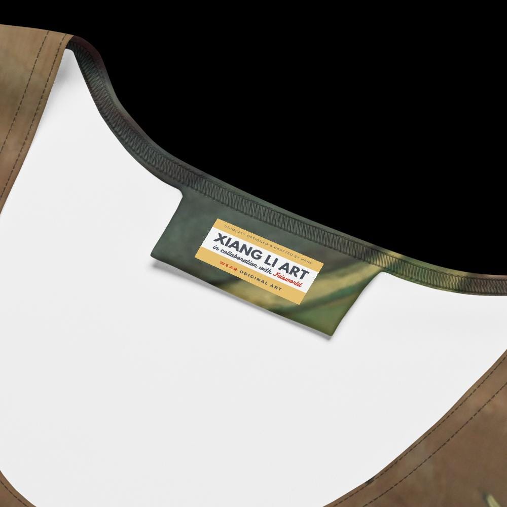 Empress and Butterflies in the garden, Sublimation Cut & Sew Tank Top, Watercolor painting print, elegant, chic, gift idea for her