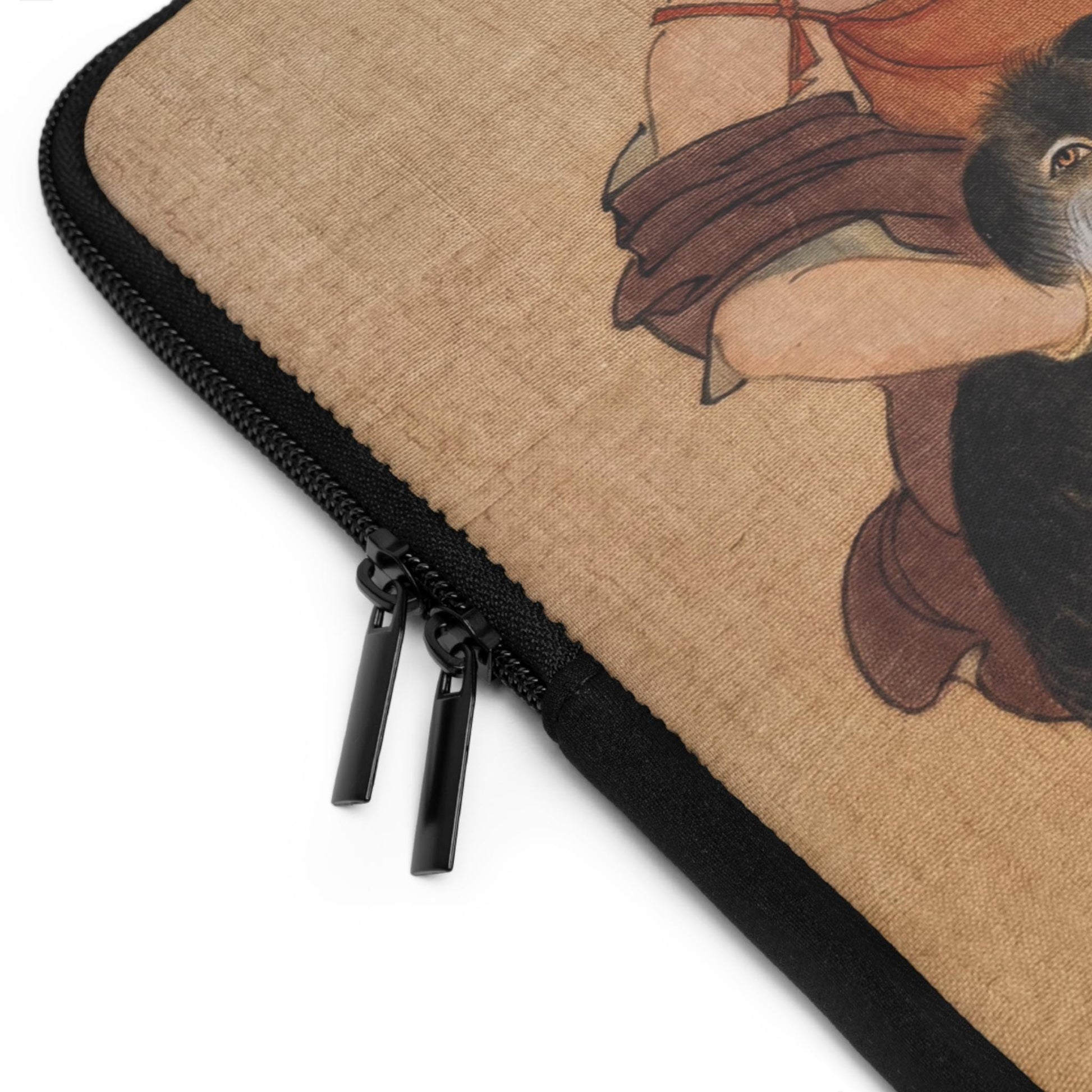 Chinese Watercolor Children with Pet, Laptop Sleeve, Protective Case for laptops and digital devices, Artistic Cover, Cultural Gift, 5 sizes
