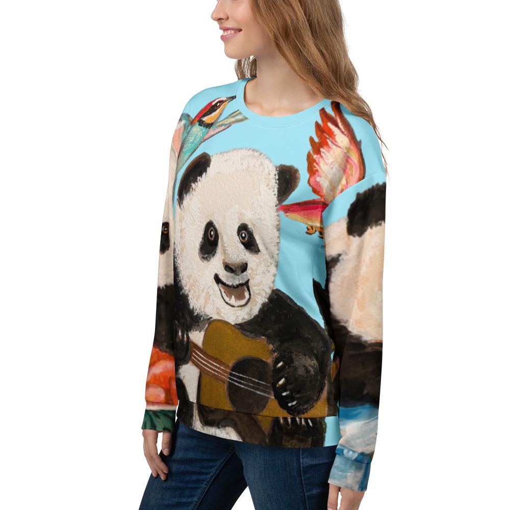 Singing Panda Unisex Sweatshirt