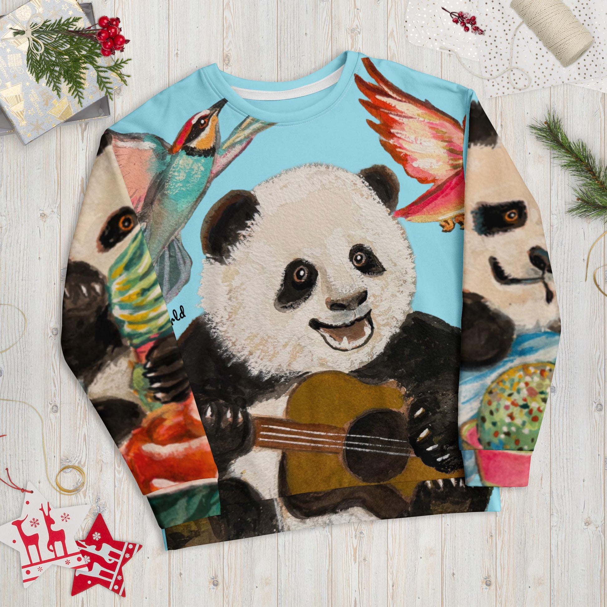 Singing Panda Unisex Sweatshirt