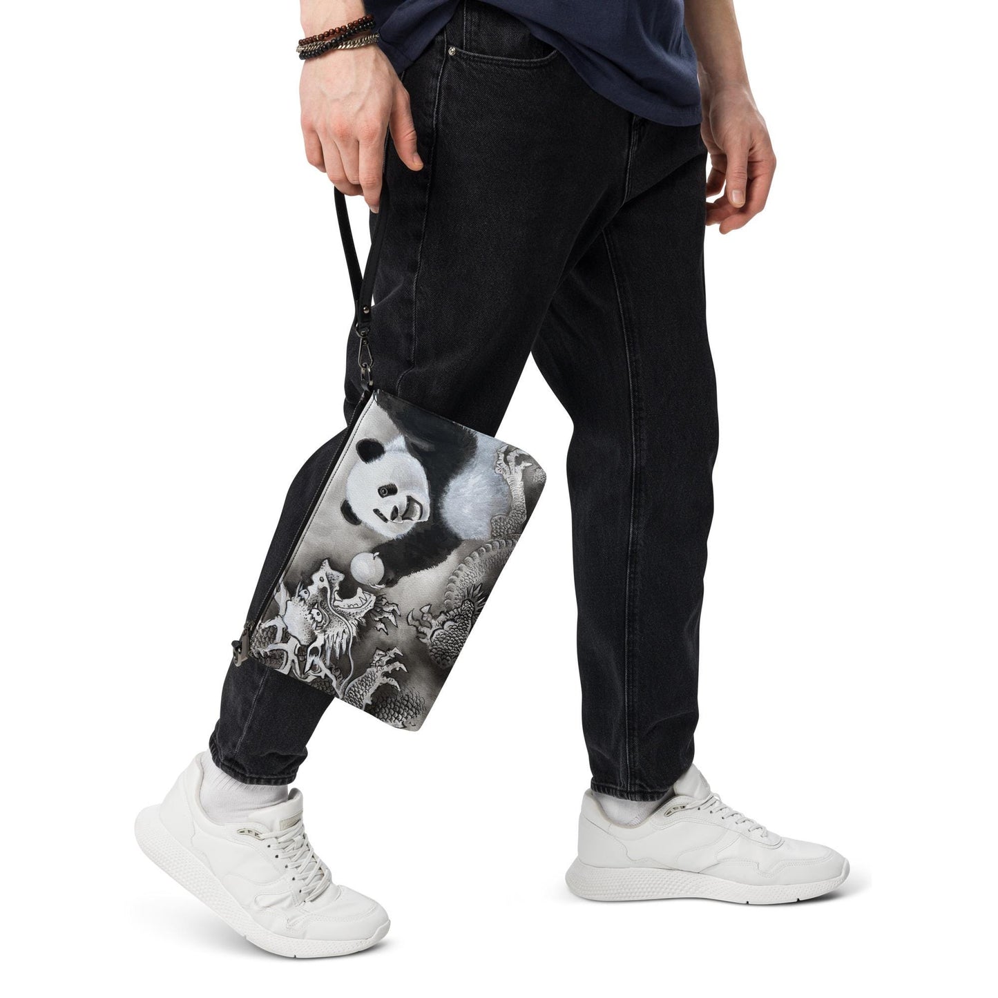 Panda and Dragon Crossbody bag