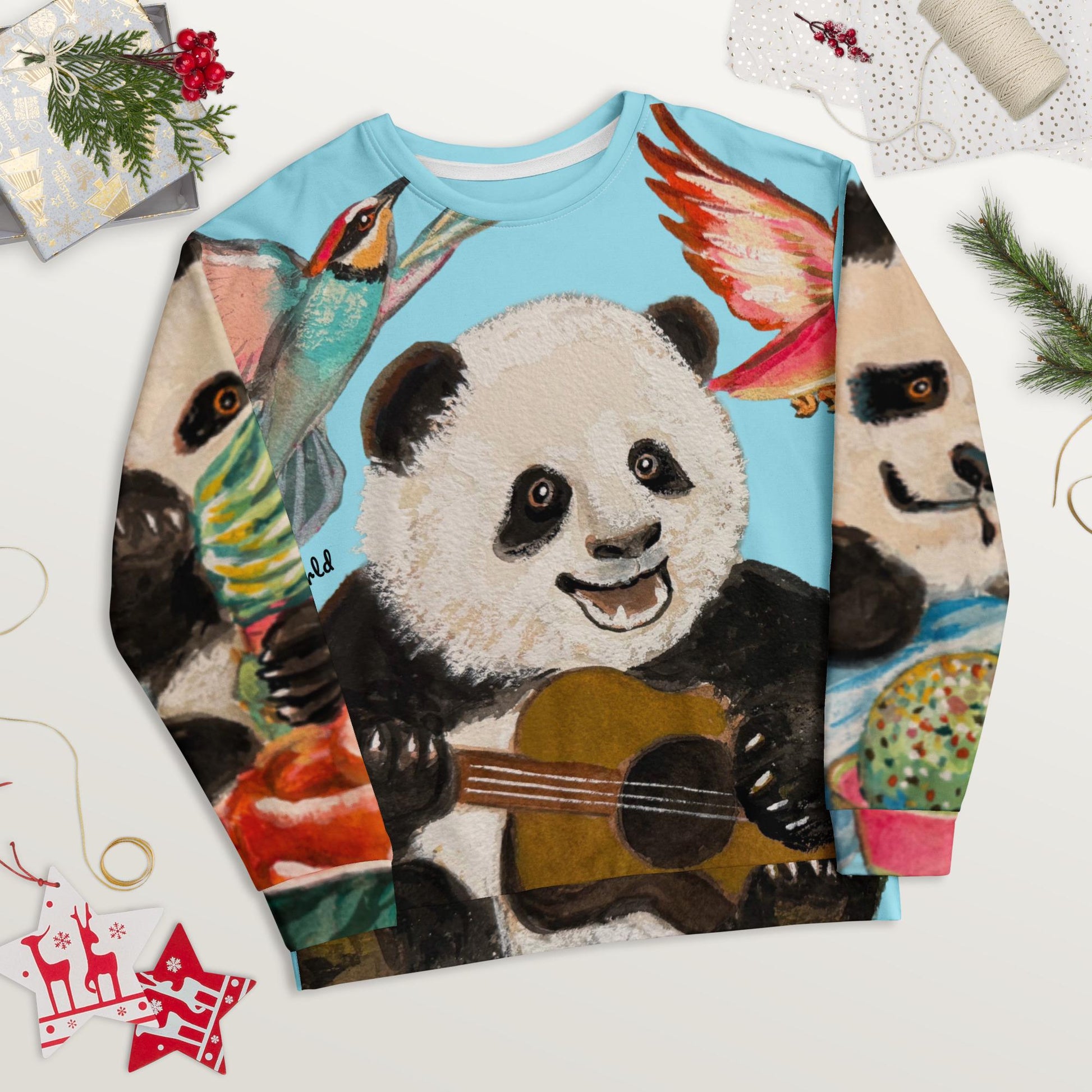 Singing Panda Unisex Sweatshirt