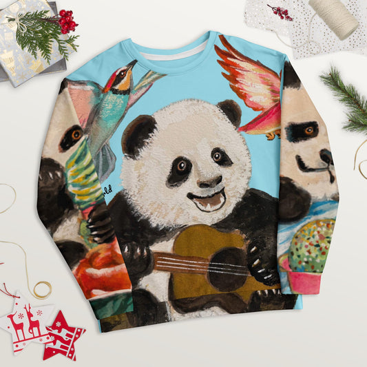Singing Panda Unisex Sweatshirt
