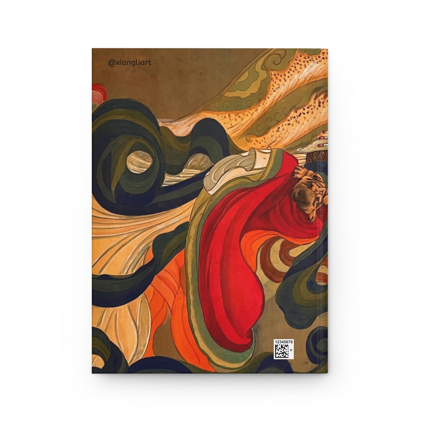 Empress Zhou Five Dynasty Ten Kingdoms Artistic Hardcover Journal for Creative Souls, Gift for Writers, Aesthetic Journal, Watercolor Art