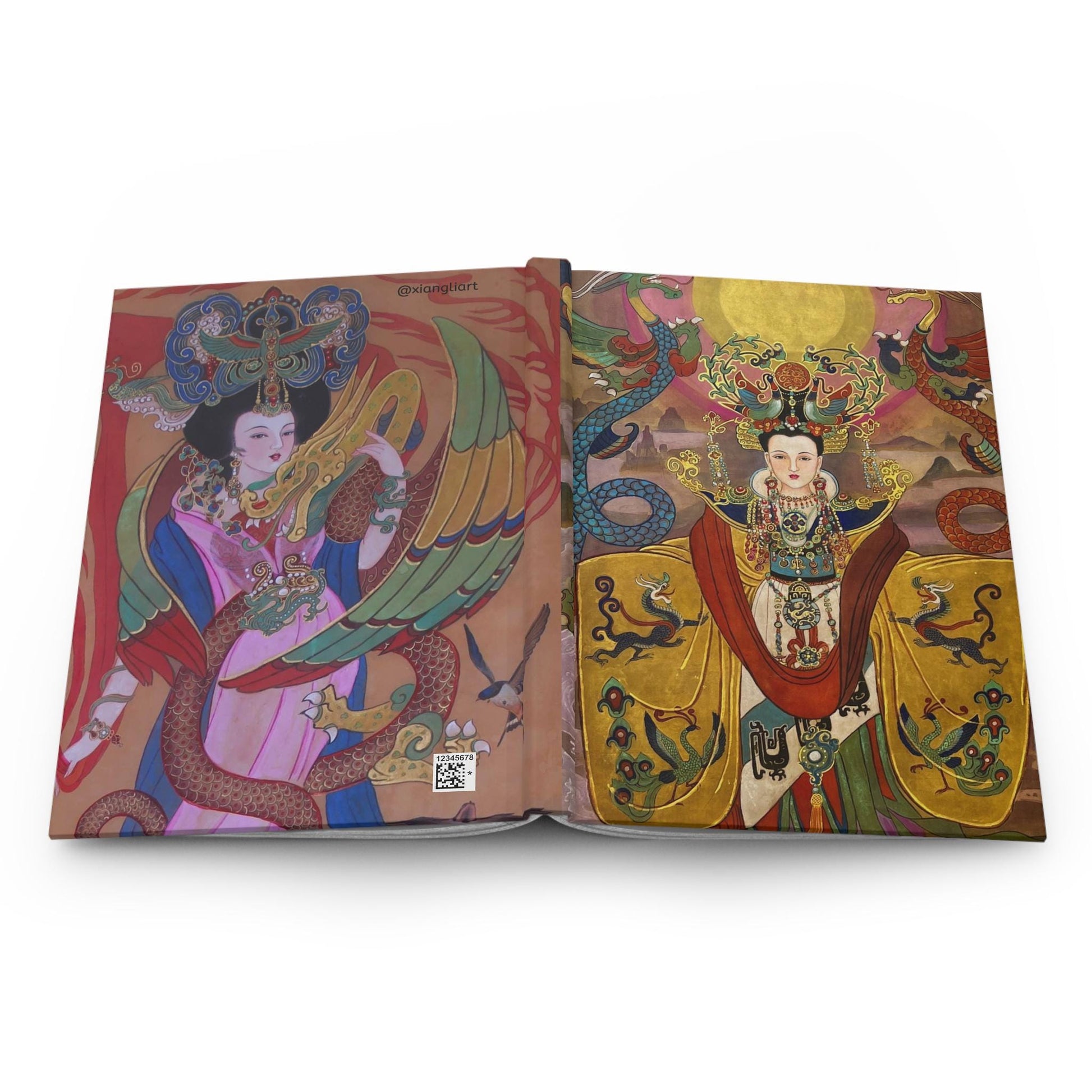 Empress Luzhi, Zhao Feiyan, Artistic Hardcover Journal, Meditation & Mindfulness Journal, Inspirational Journal, Beautiful Journaling