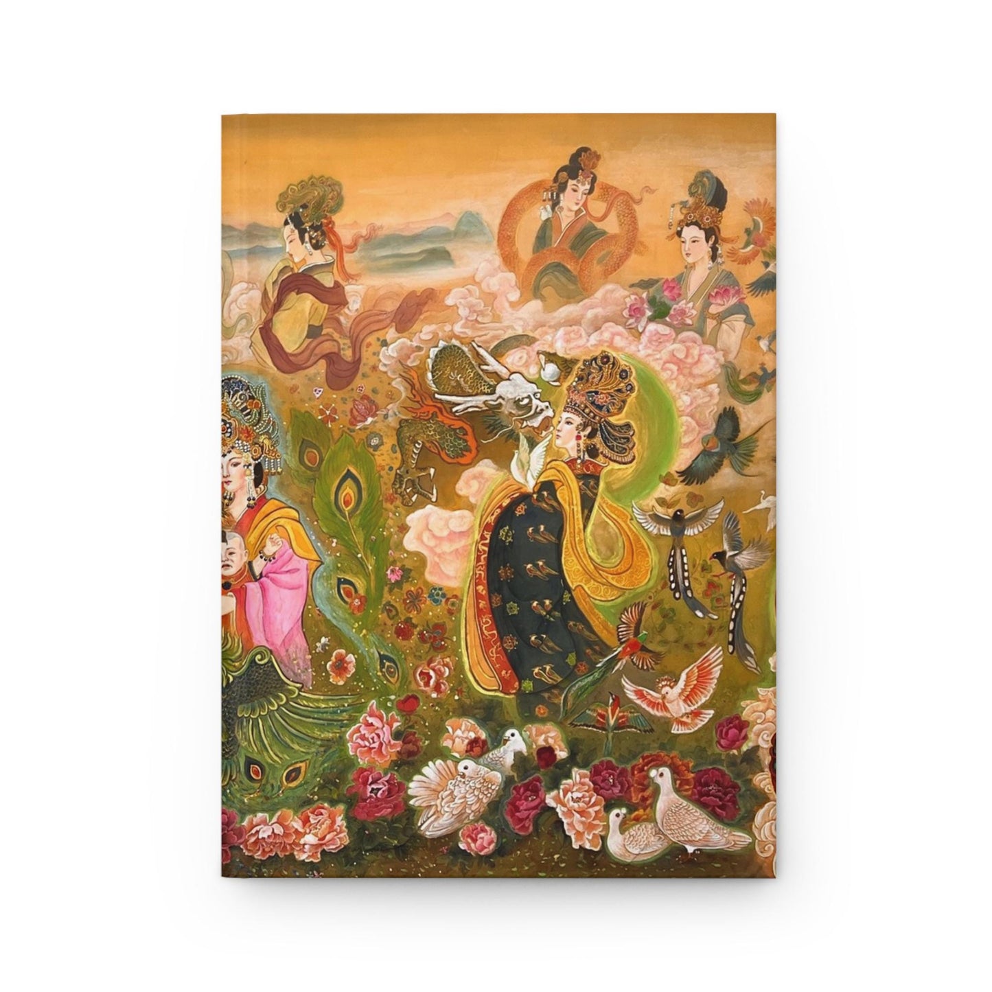 Northern Song Dynasty Early Period Chinese Empresses, Bohemian Hardcover Journal, Elegant Writing Notebook, Artistic Diary, Gift for Artists