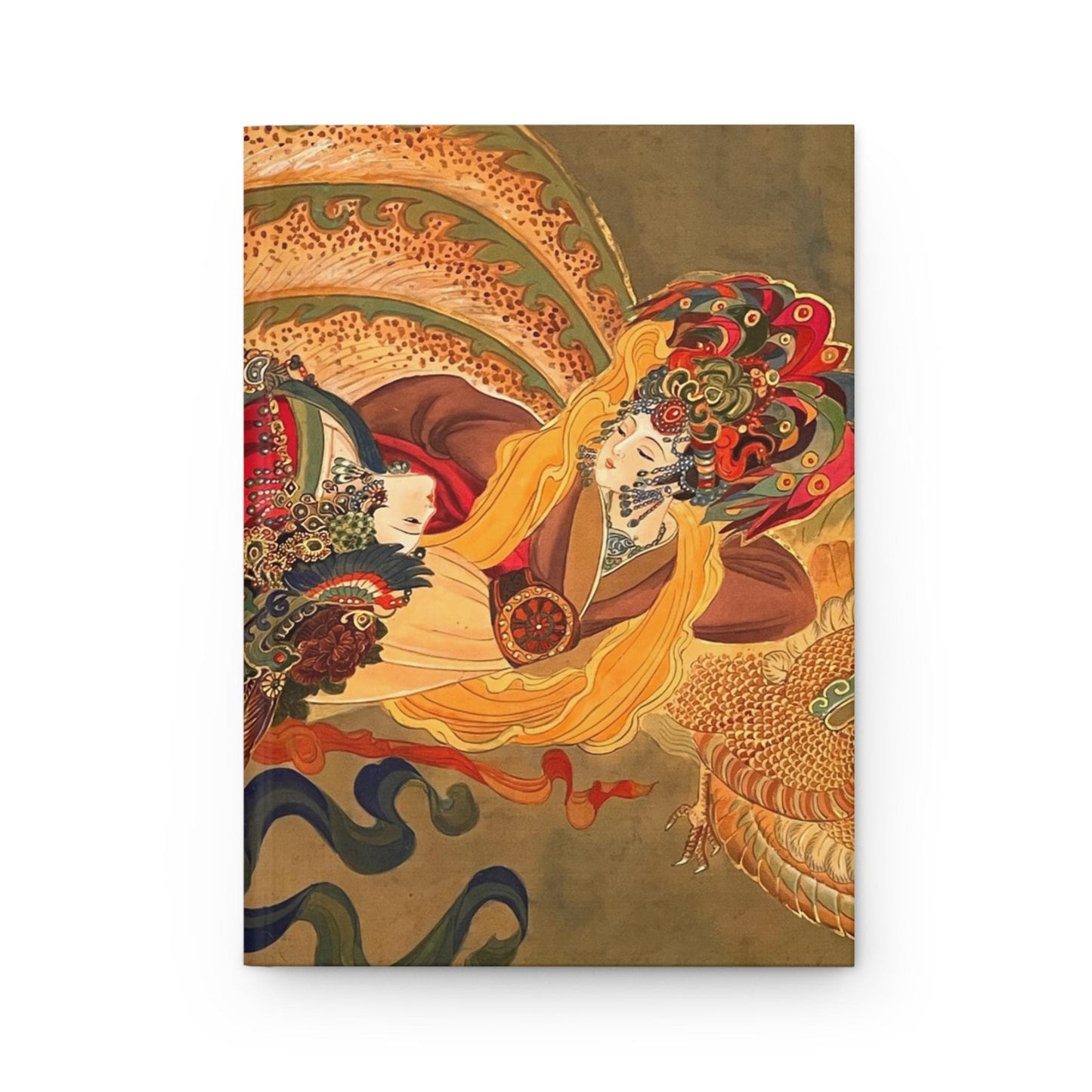 Empress Zhou Five Dynasty Ten Kingdoms Artistic Hardcover Journal for Creative Souls, Gift for Writers, Aesthetic Journal, Watercolor Art
