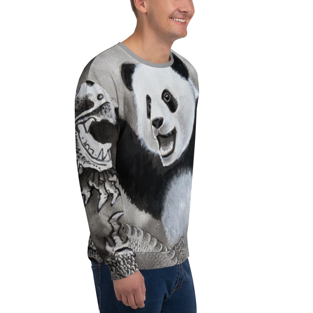 Chinese Panda Pearl Dragon Ball Unisex Sweatshirt