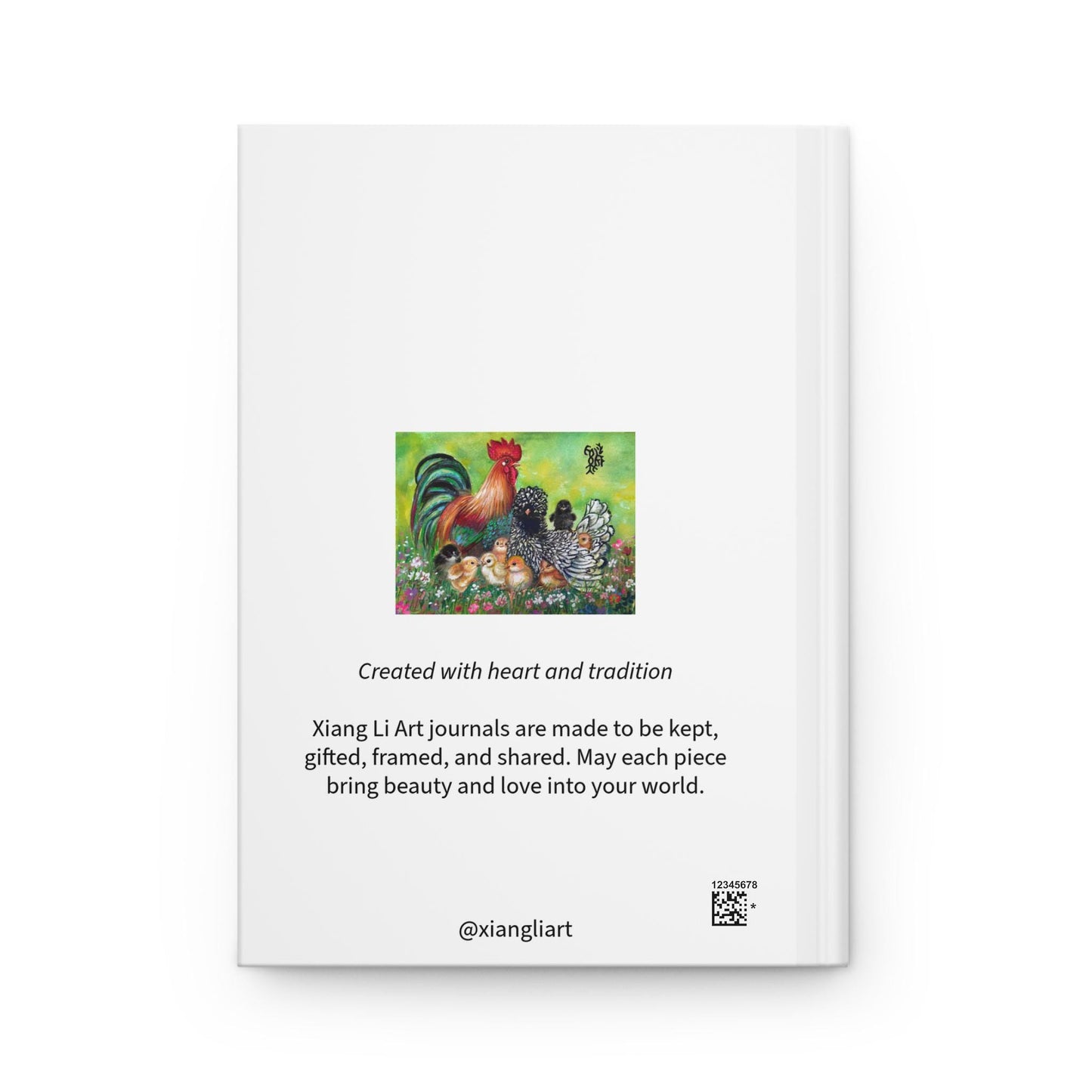 Rooster Chinese Zodiac Hardcover Journal | Birthday Years, Farm Animal Art