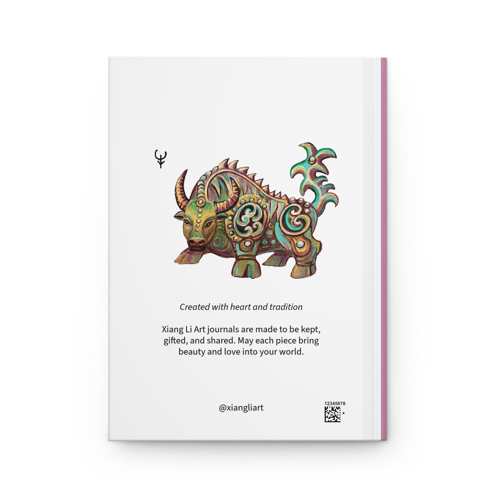 Ox Chinese Zodiac Hardcover Journal | Ox Zodiac Notebook, 1925-2021 Years