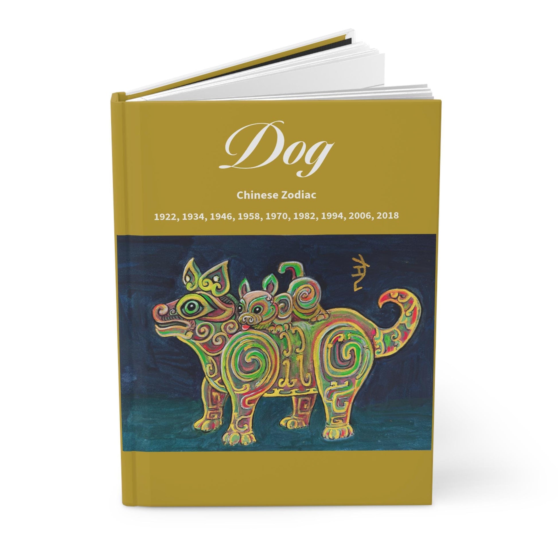 Chinese Zodiac Dog Journal | Hardcover Matte Notebook, Year of the Dog