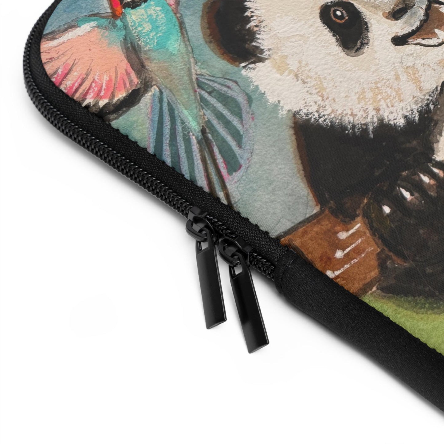 Singing Panda Band Chinese Lunar New Year Gift Laptop Sleeve | Cute Musical Animal Design