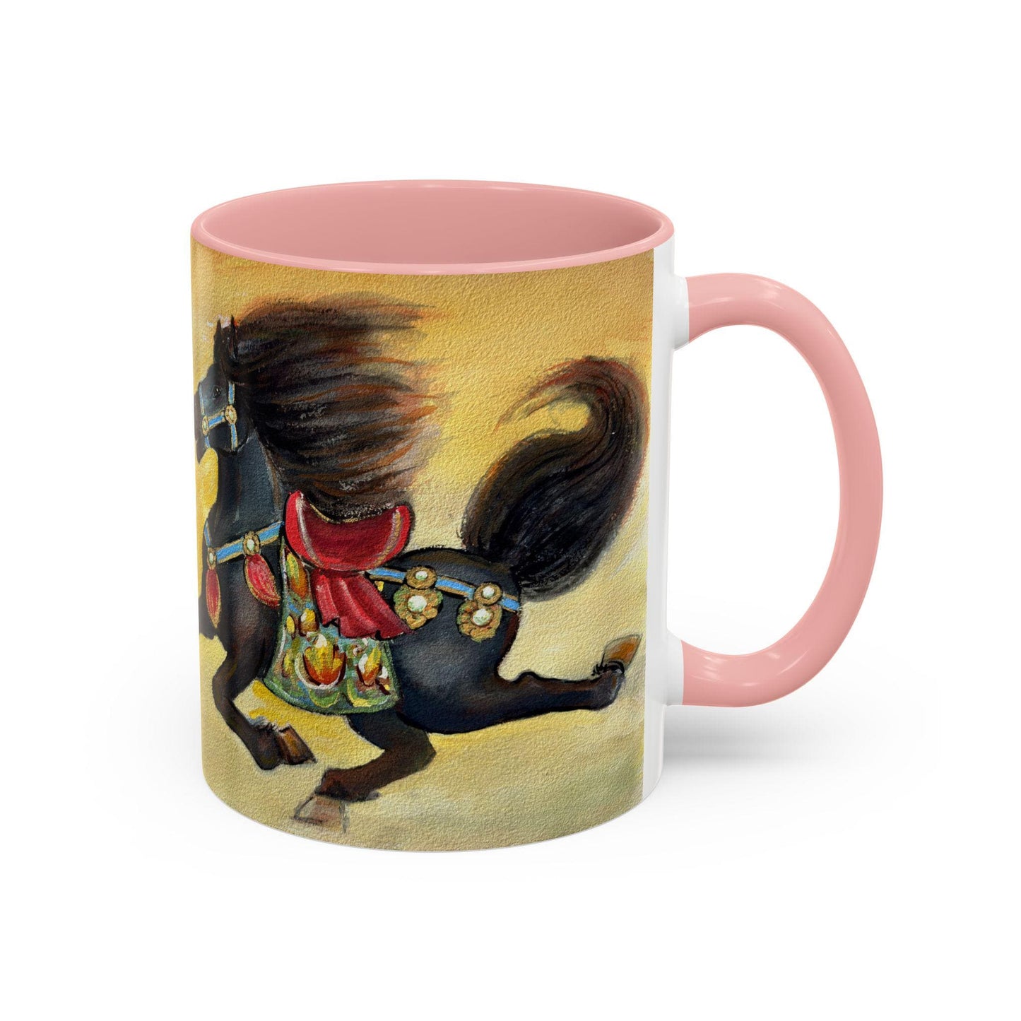 Year of the Horse Artistic Accent Coffee Mug | Lunar New Year 2026, Chinese Horoscope