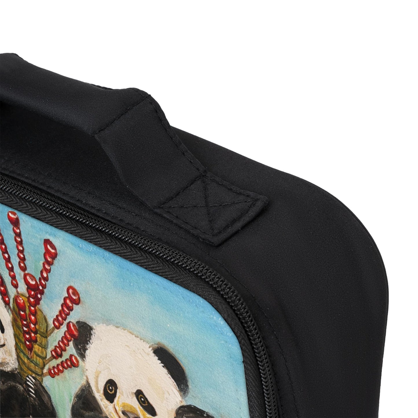 Pandas with Berries Lunch Bag | Personalized Kids Lunchbox