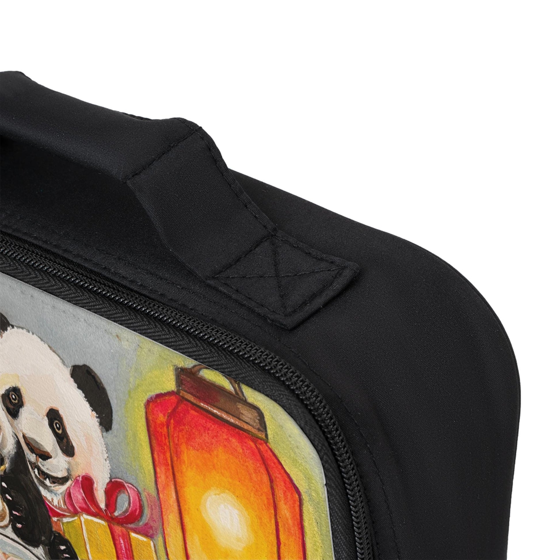 Panda Lantern Festival Lunch Bag | Cute Pandas, Tangyuan Bowl, Red Lantern