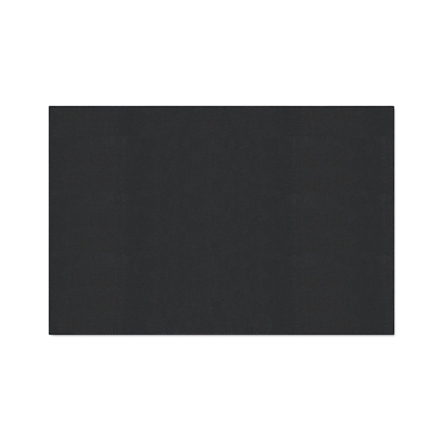 Running Black Horse floor mat | oriental pony painting, decorative doormat