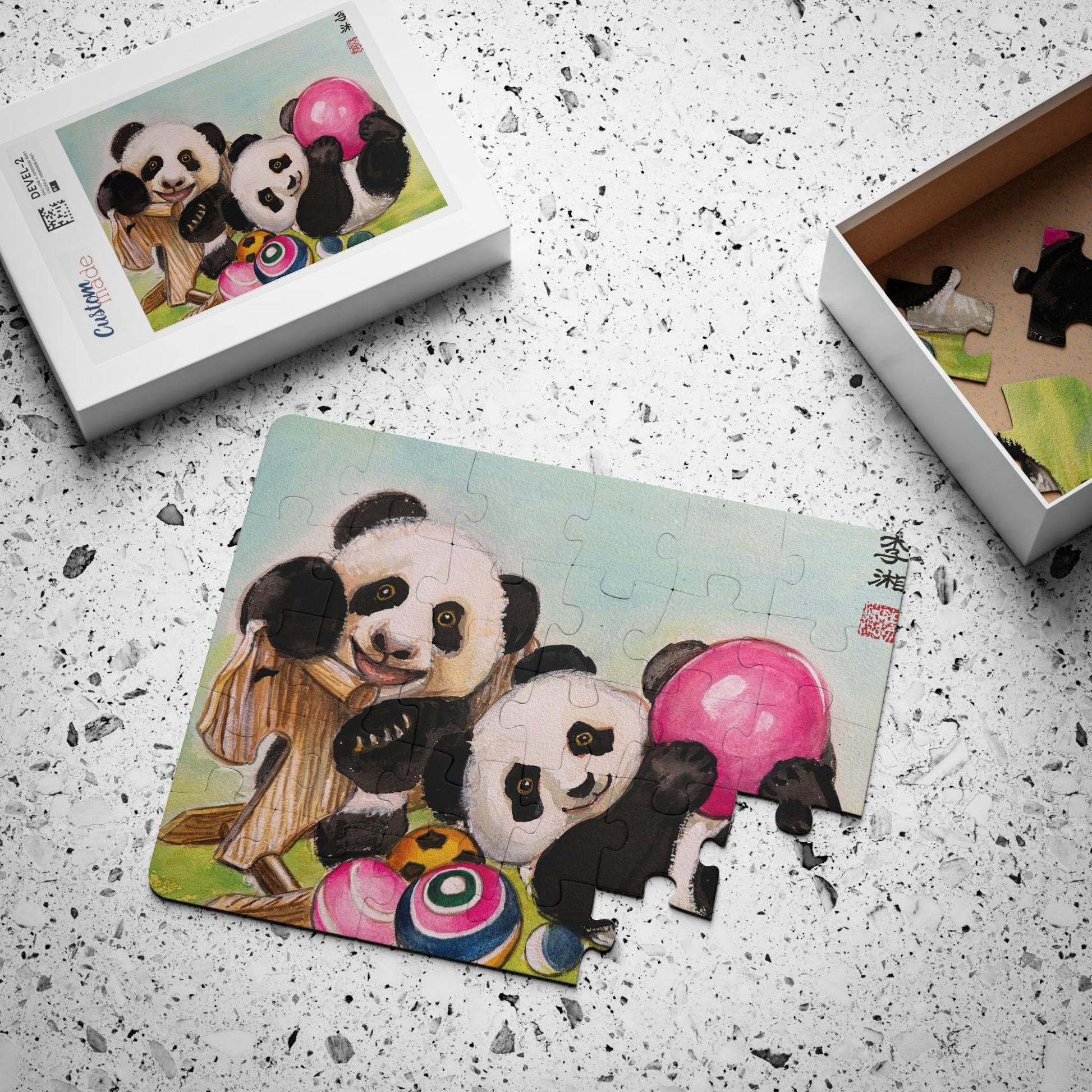 Playful Panda Cubs Kids Puzzle | 30-Piece Jigsaw | Happy Times