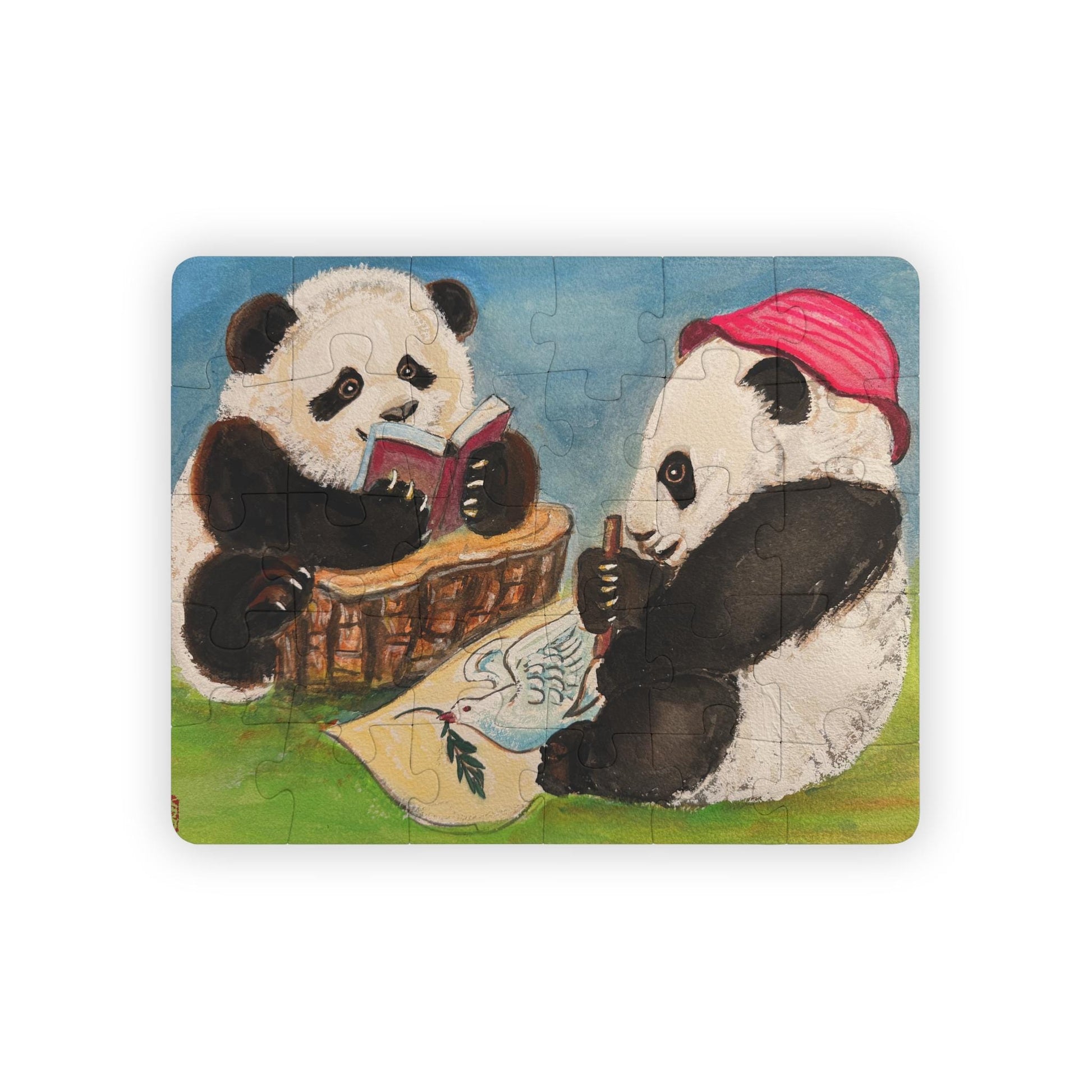 Panda Cubs Reading Puzzle Kids' Puzzle | 30-Piece