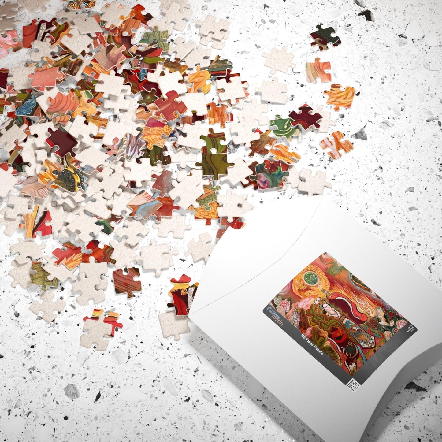 Mythical Phoenix Goddess Puzzle 520-piece | Art Jigsaw | Chinese Empress | Song Dynasty | Ancient Beauty Queen