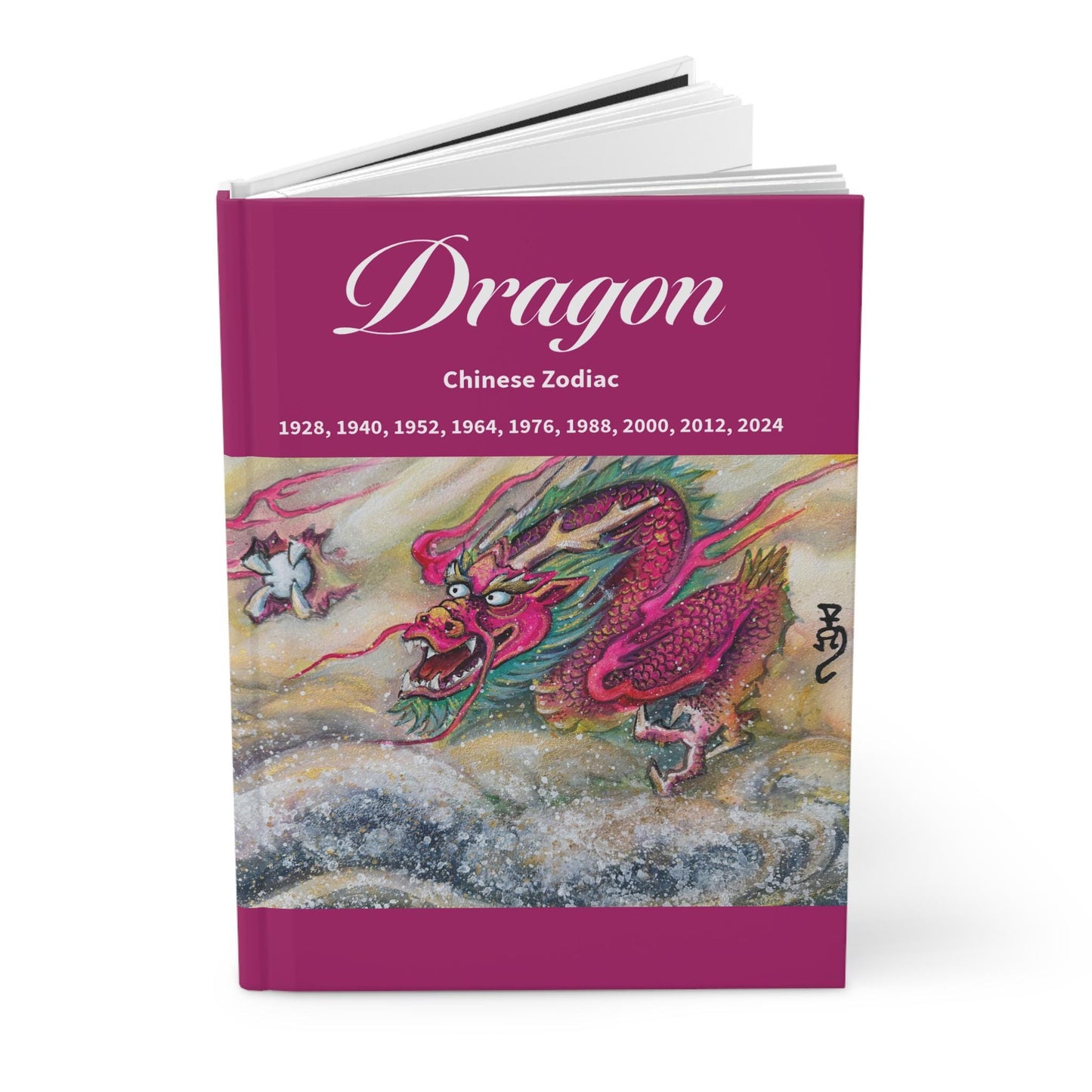 Dragon Chinese Zodiac Hardcover Journal | Lunar New Year Gifts | Birth Years 1928-2024