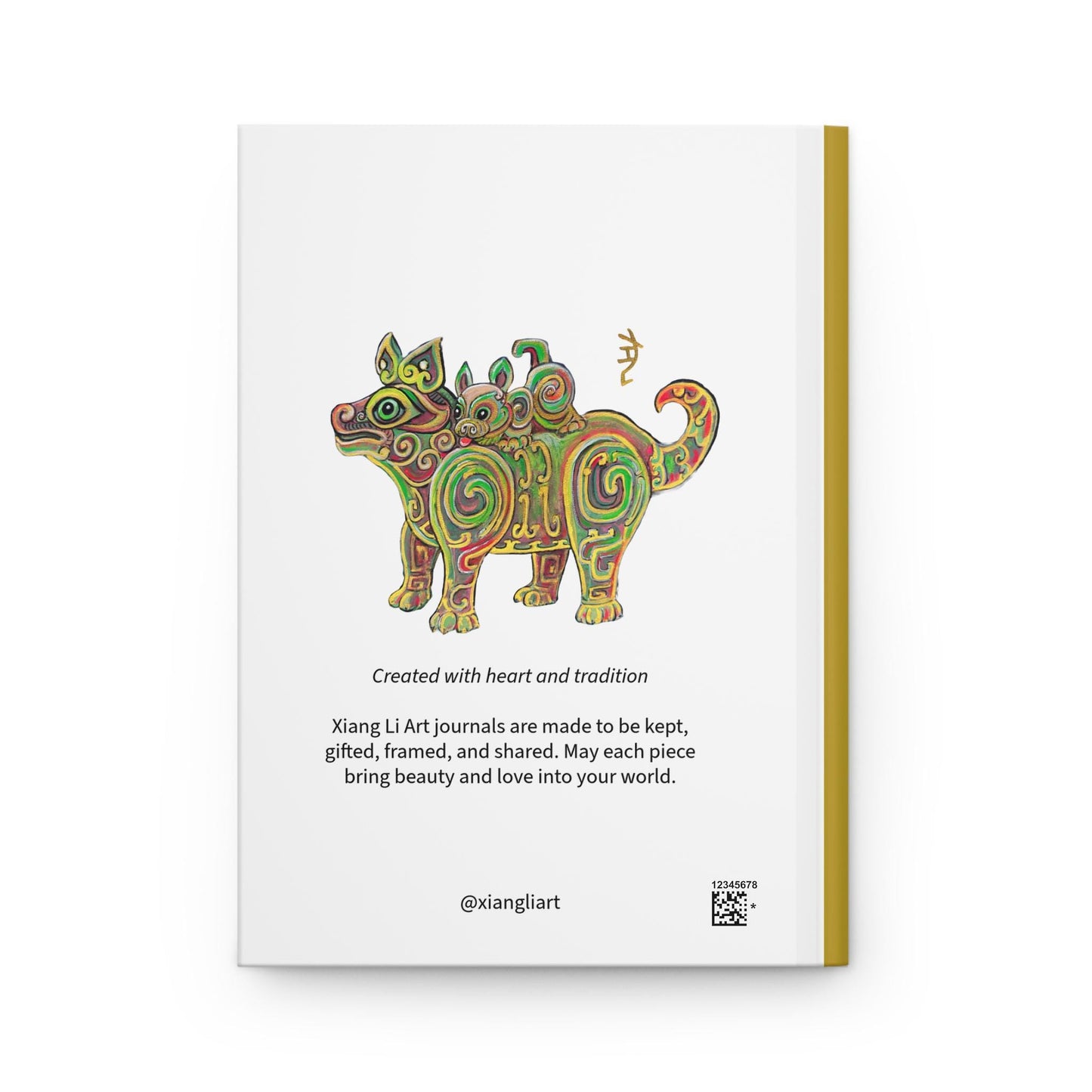 Chinese Zodiac Dog Journal | Hardcover Matte Notebook, Year of the Dog