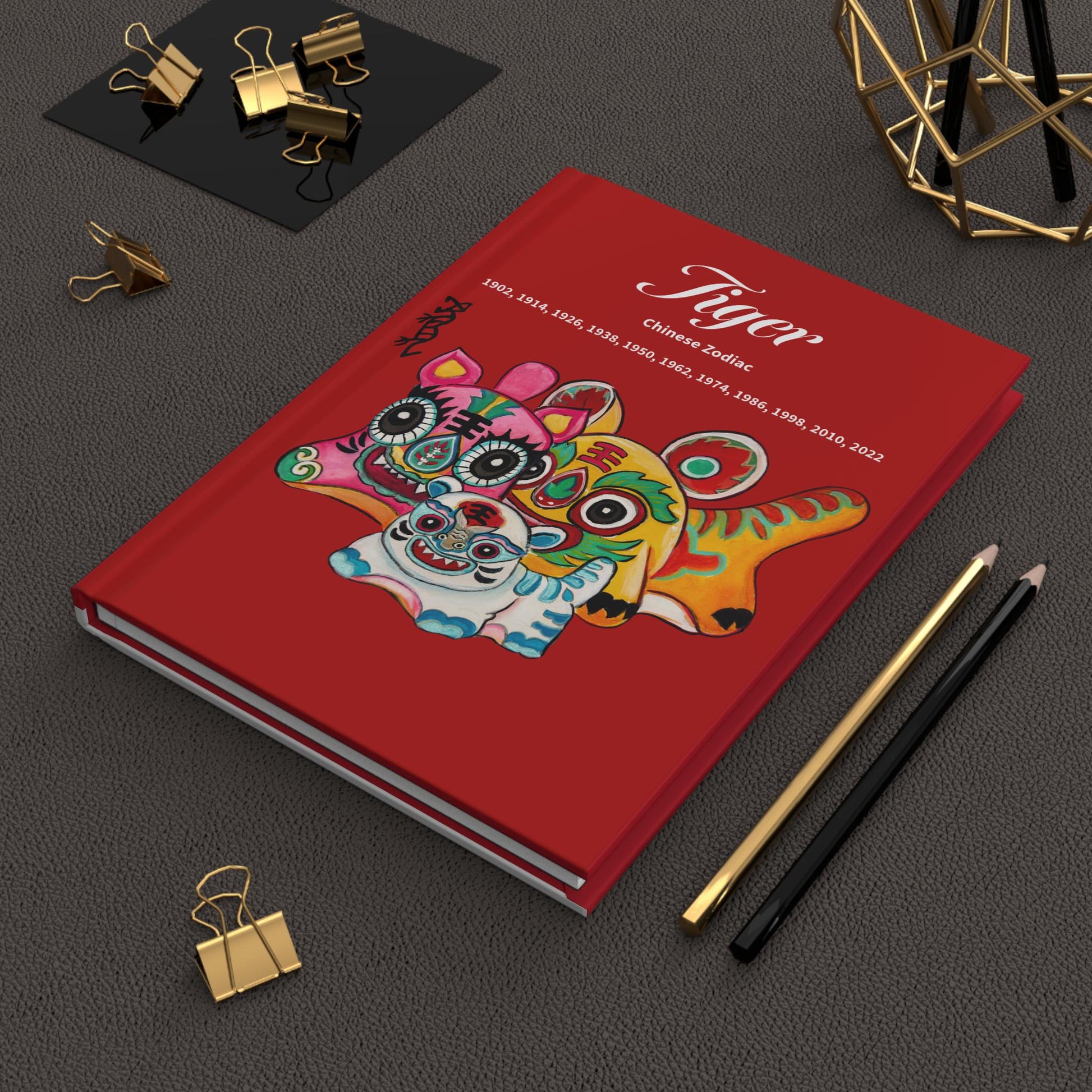 Tiger Chinese Zodiac Journal | Hardcover Matte Notebook, Lunar New Year