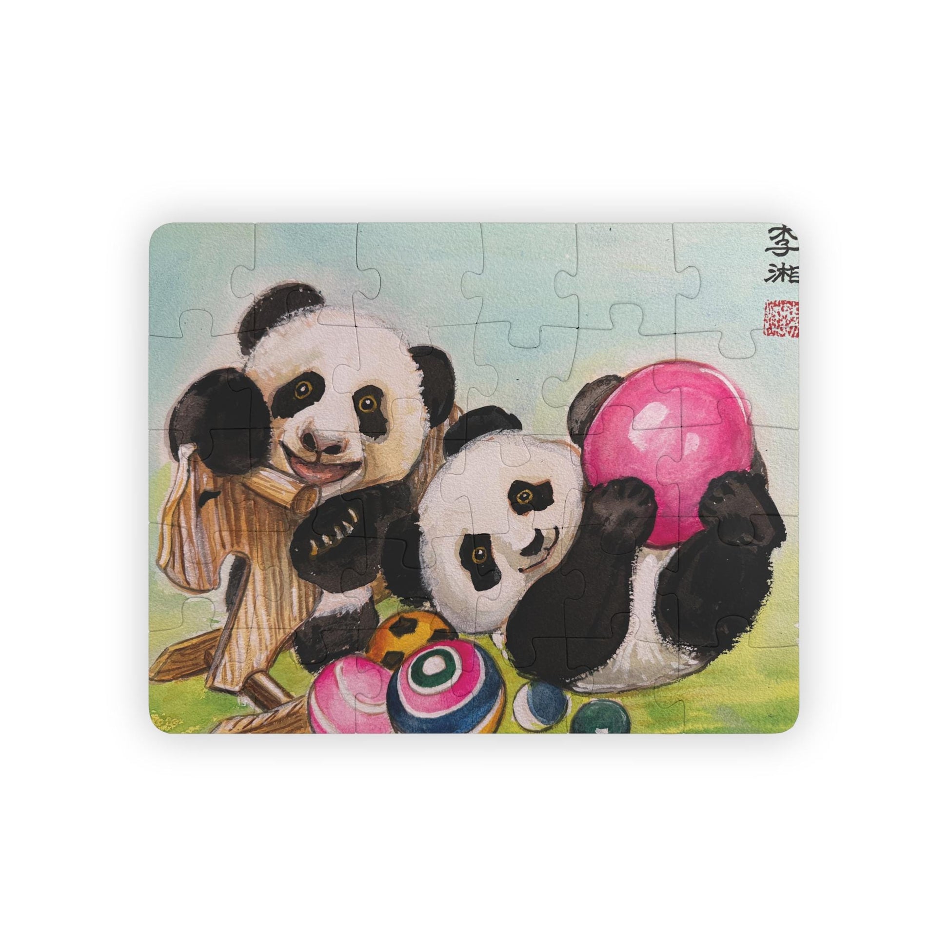 Playful Panda Cubs Kids Puzzle | 30-Piece Jigsaw | Happy Times