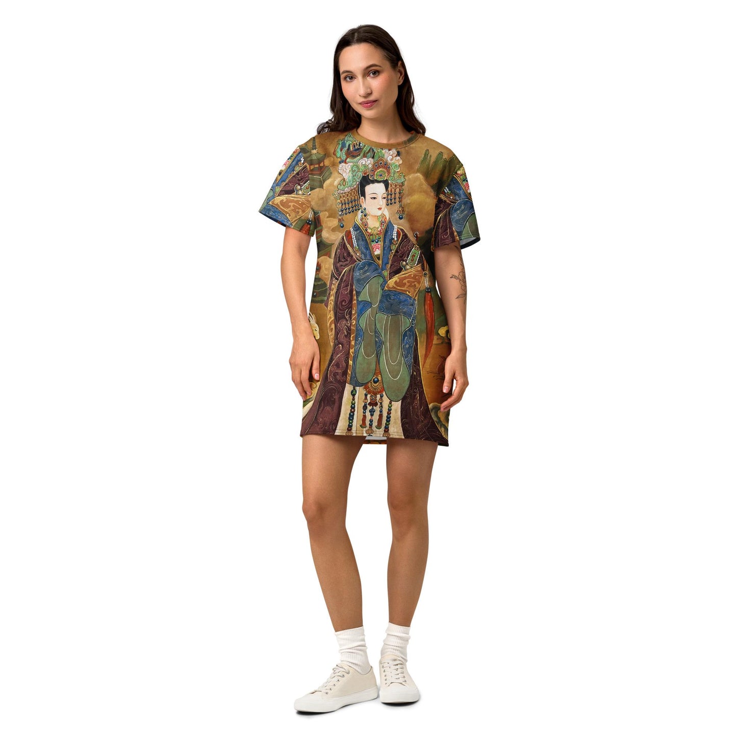 Empress Wu Zetian Female Emperor Cotton t-shirt dress