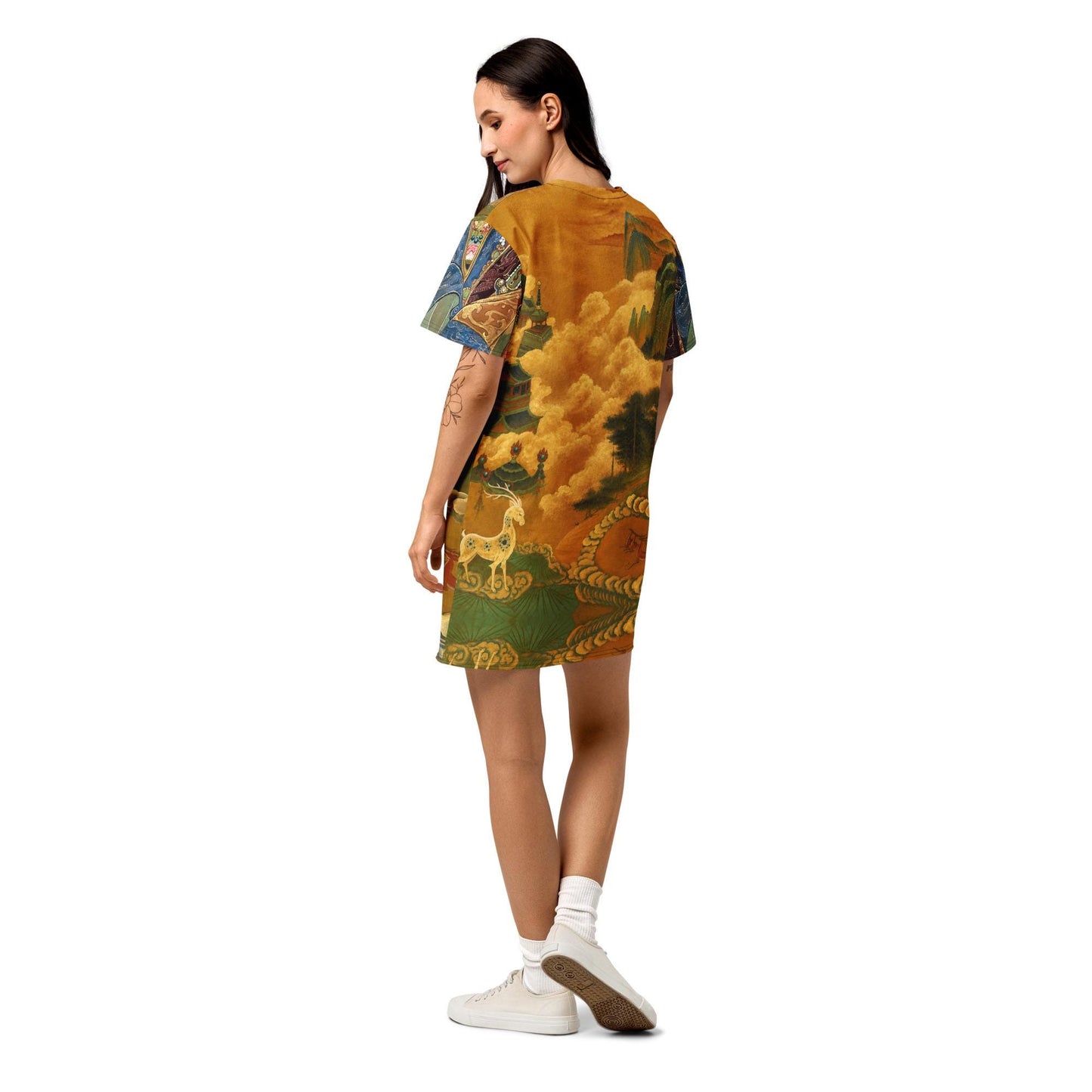 Empress Wu Zetian Female Emperor Cotton t-shirt dress