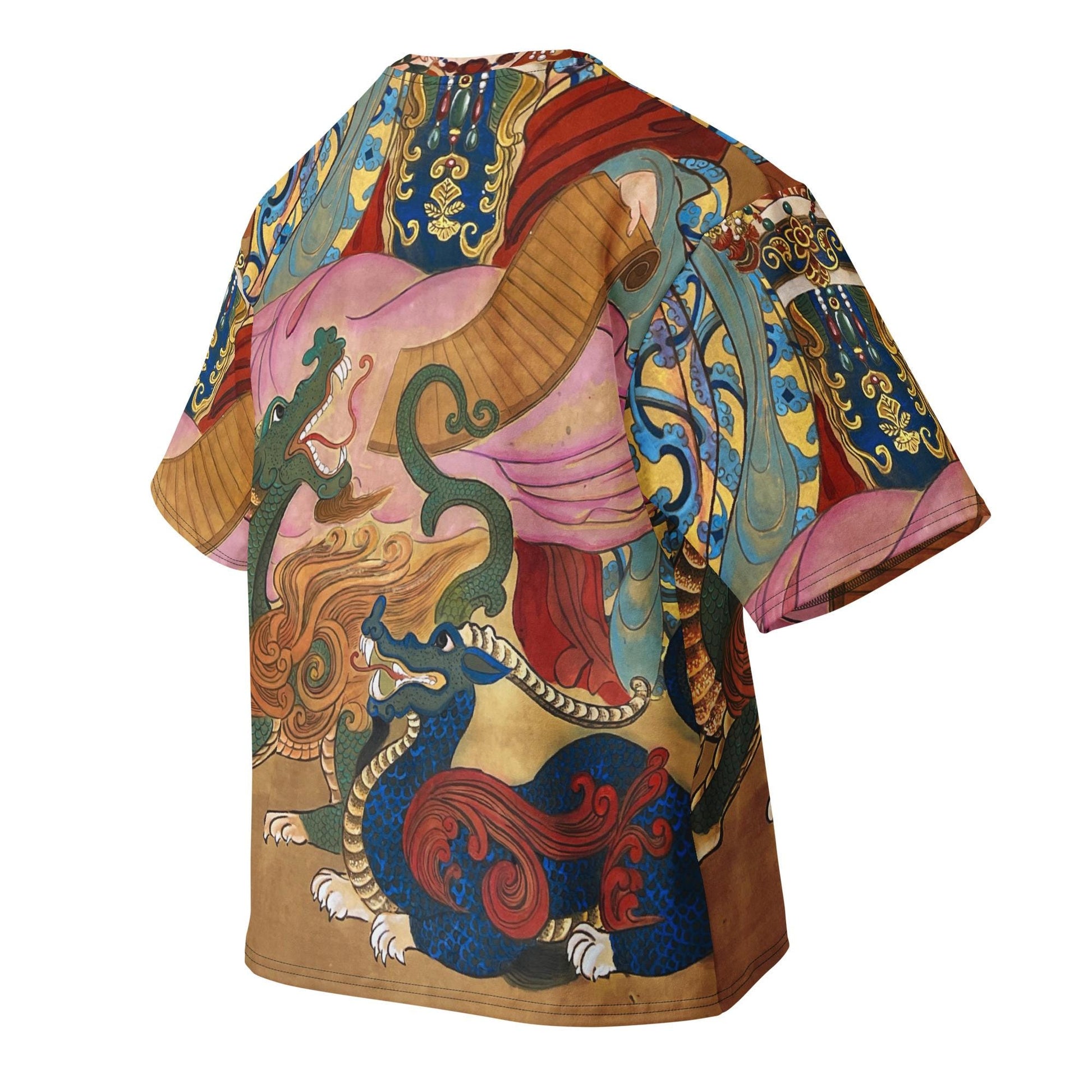 Baby Dragon Mythical Creature Empress Princess Oversized cotton t-shirt