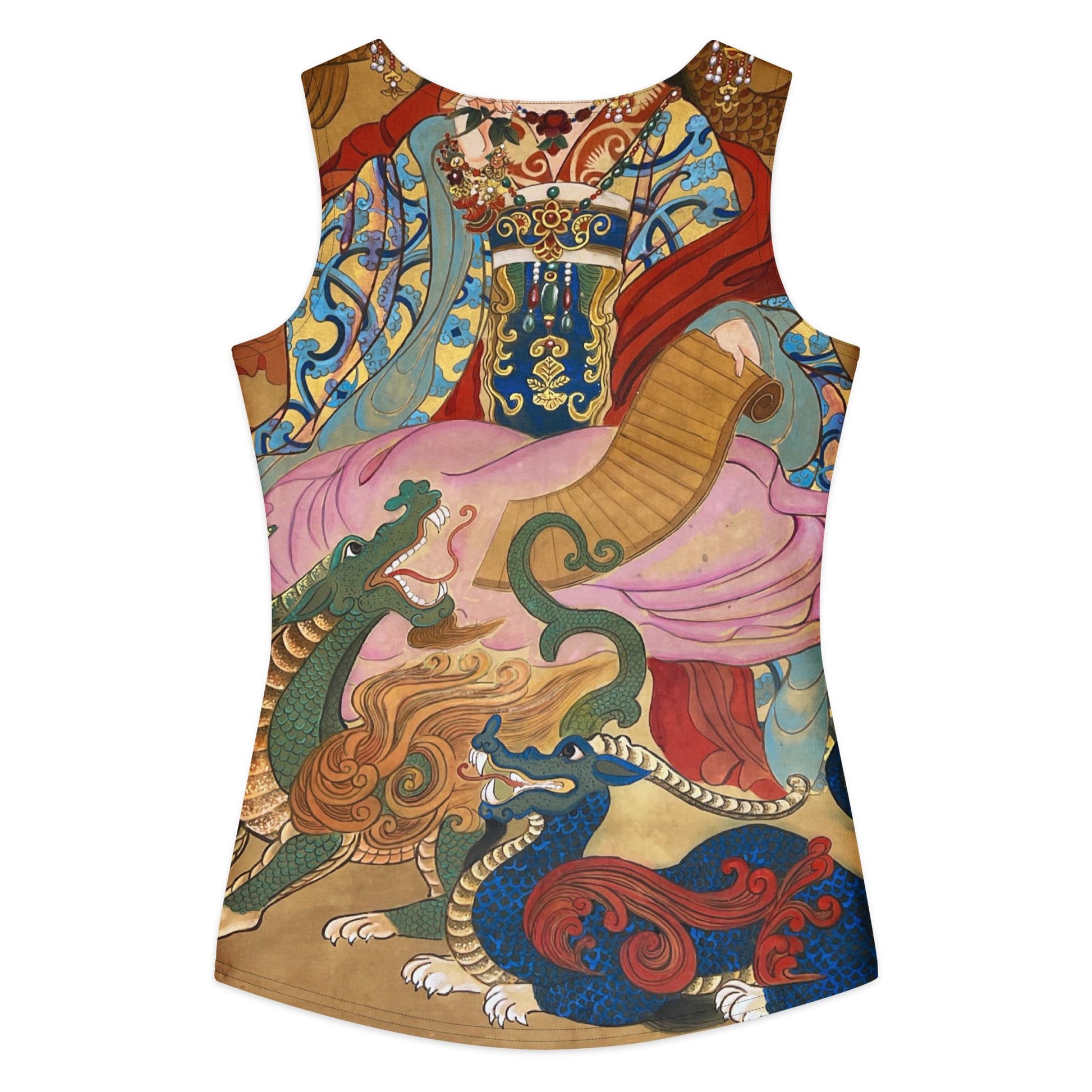 Cute Baby Dragon Chinese Mythical Creature Women's cotton tank top