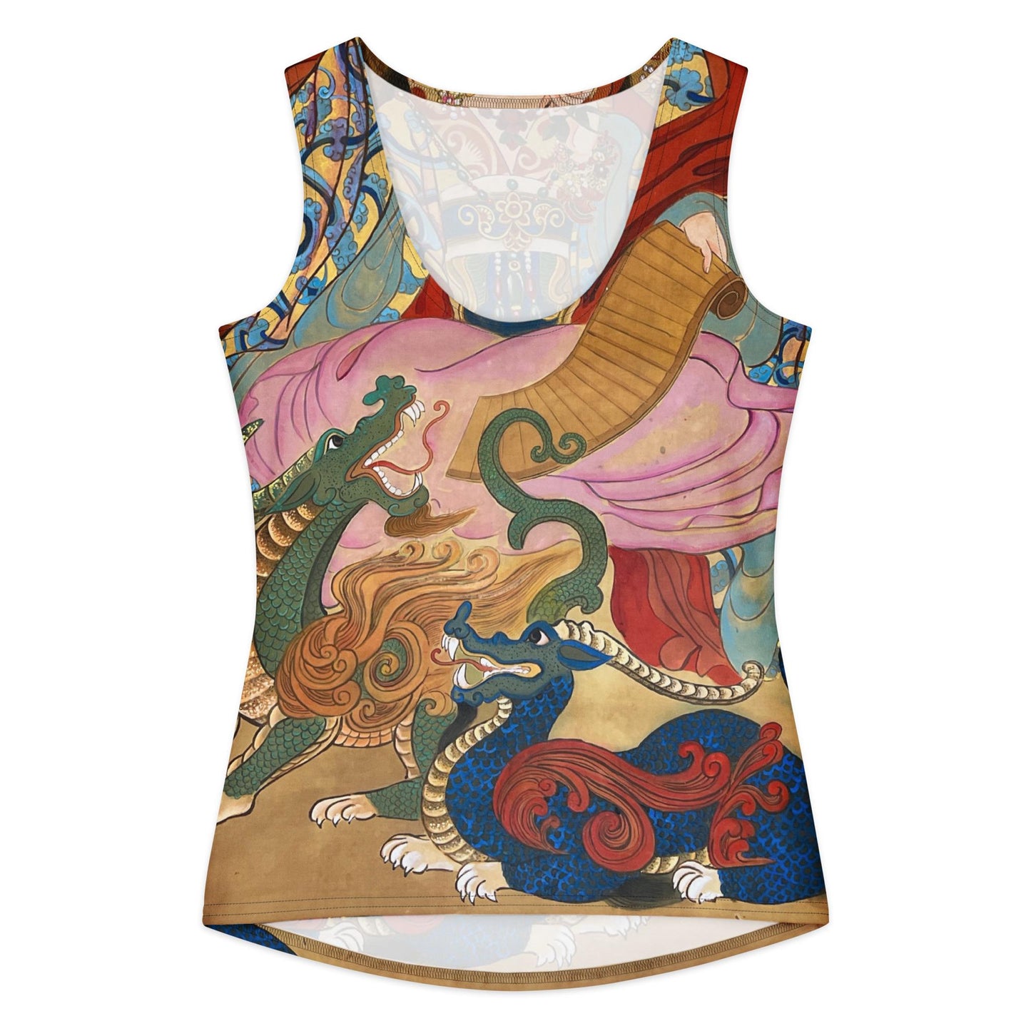 Cute Baby Dragon Chinese Mythical Creature Women's cotton tank top