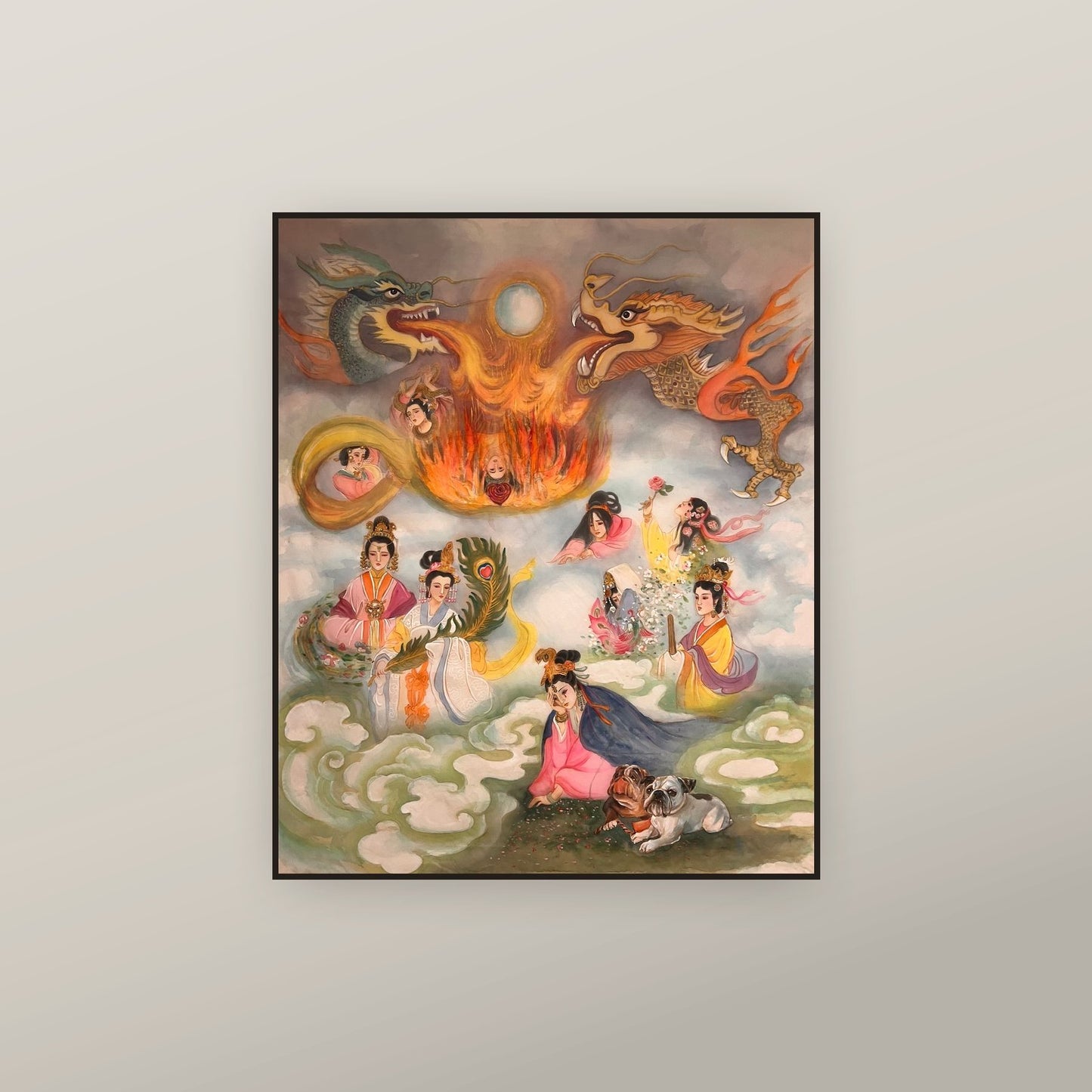 Empress Middle Period — shown framed on a wall