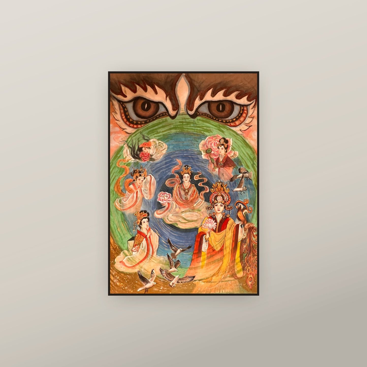 Empress End Period — shown framed on a wall