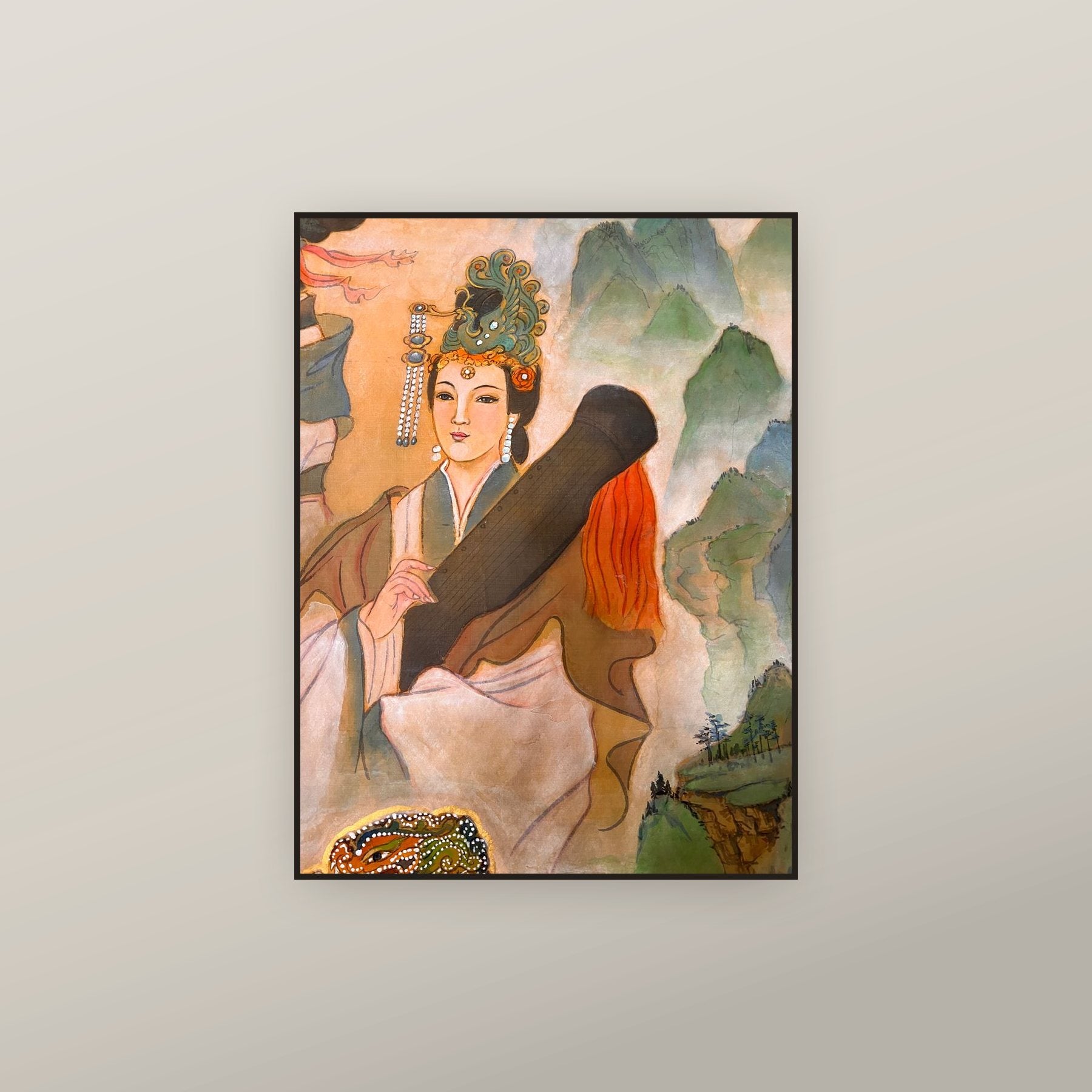 Empress Wang — shown framed on a wall