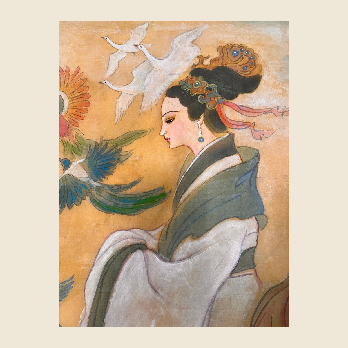 Empress Song — silk portrait by Xiang Li
