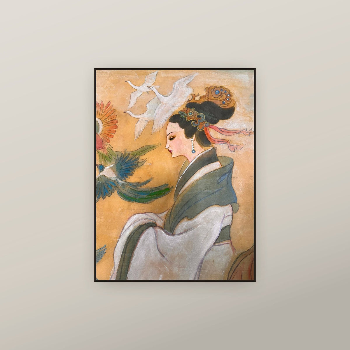 Empress Song — shown framed on a wall