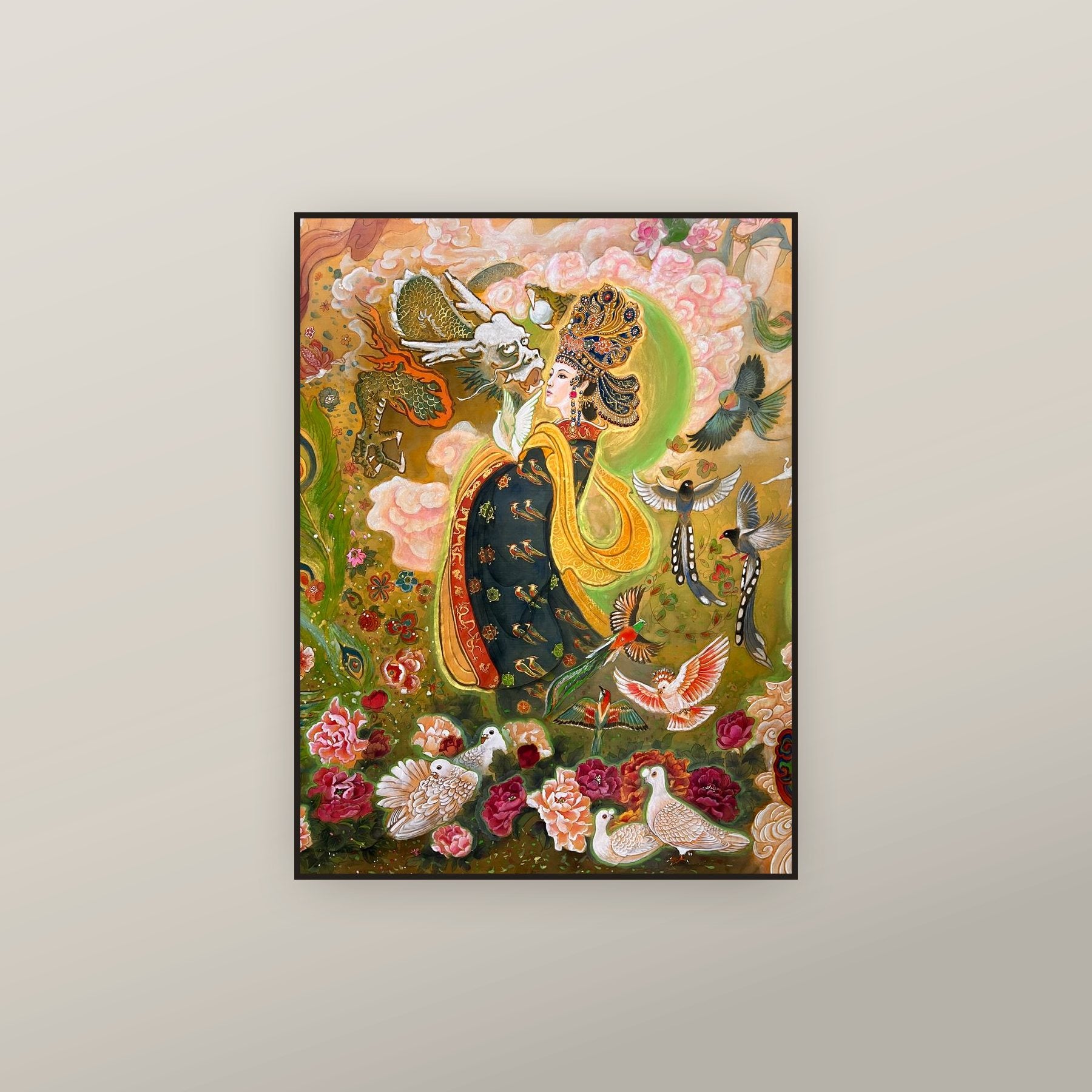 Empress Li — shown framed on a wall